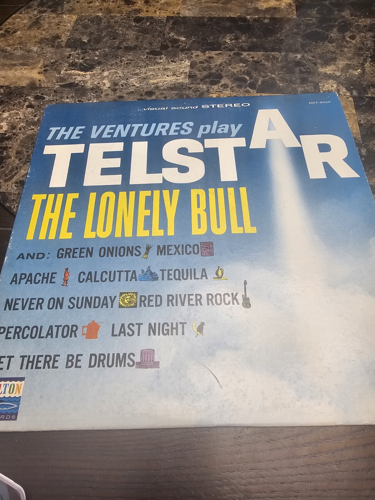 The Ventures Play Telstar The Lonely Bull LP Vinyl Record