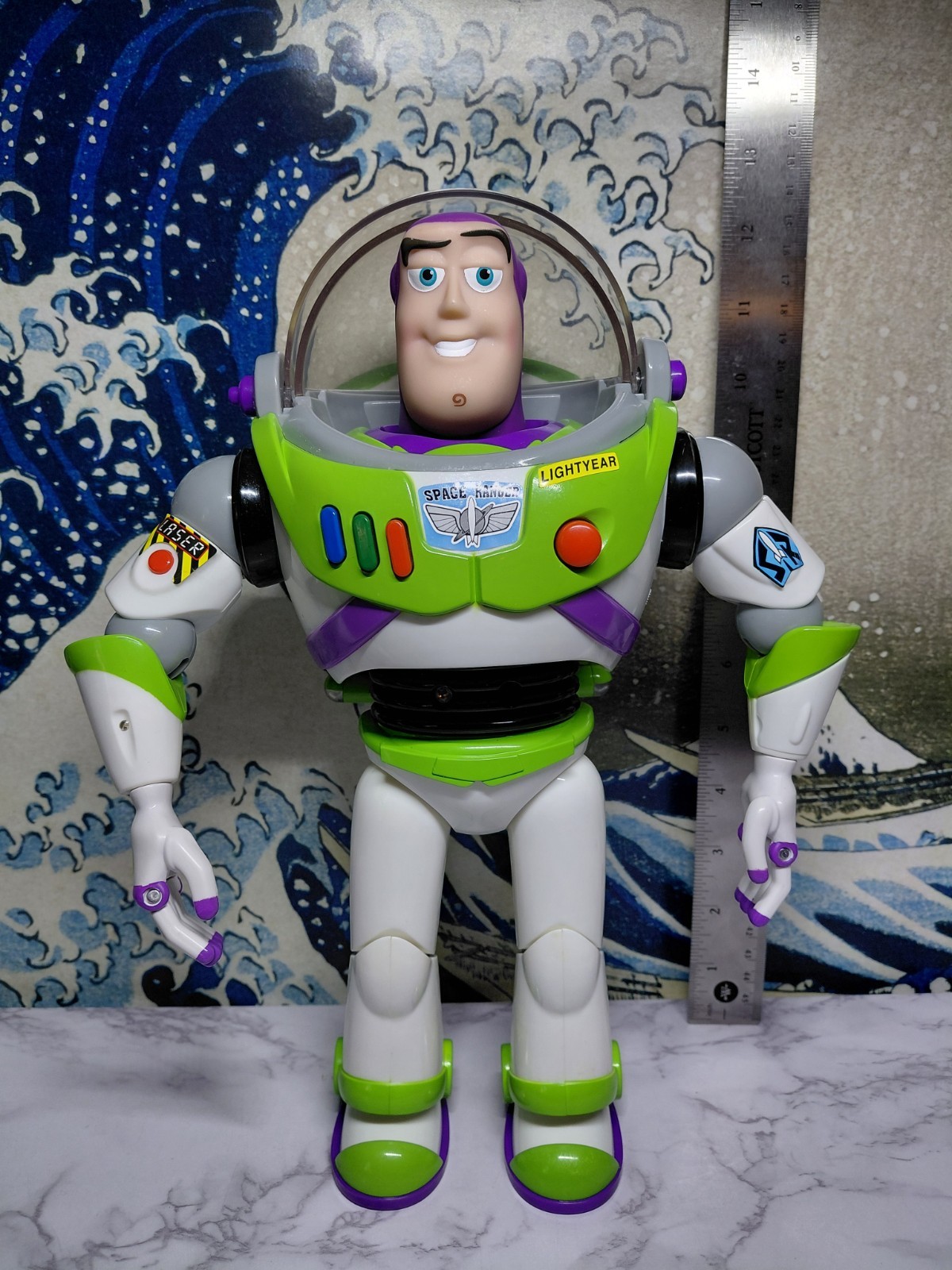 Disney Store Toy Story Buzz Lightyear Modellino Interattivo Parlante 12" - FS