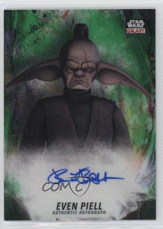 2021 Topps Chrome Star Wars Galaxy Green Refractor 96/99 Blair Bess as Auto 1j8