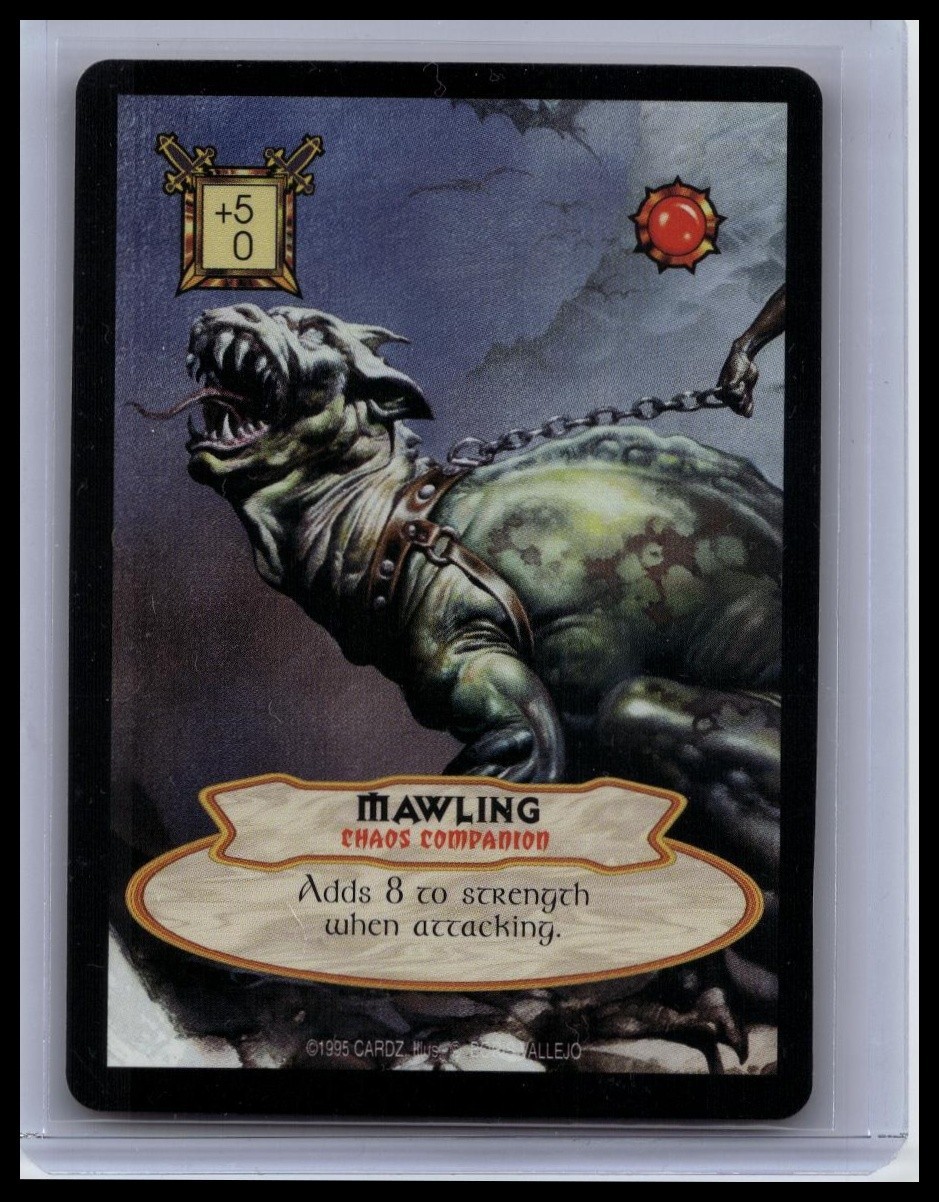 Boris Vallejo and Julie Bell Hyborian Gates - Mawling (Rare)