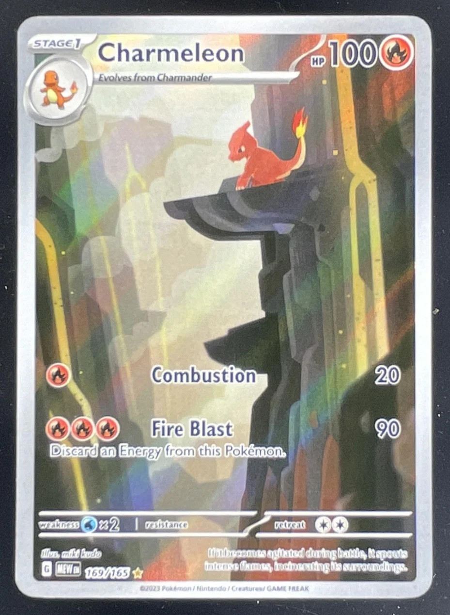 Pokemon SV 151 #169/165 2023 Illustrazione Charmeleon Raro