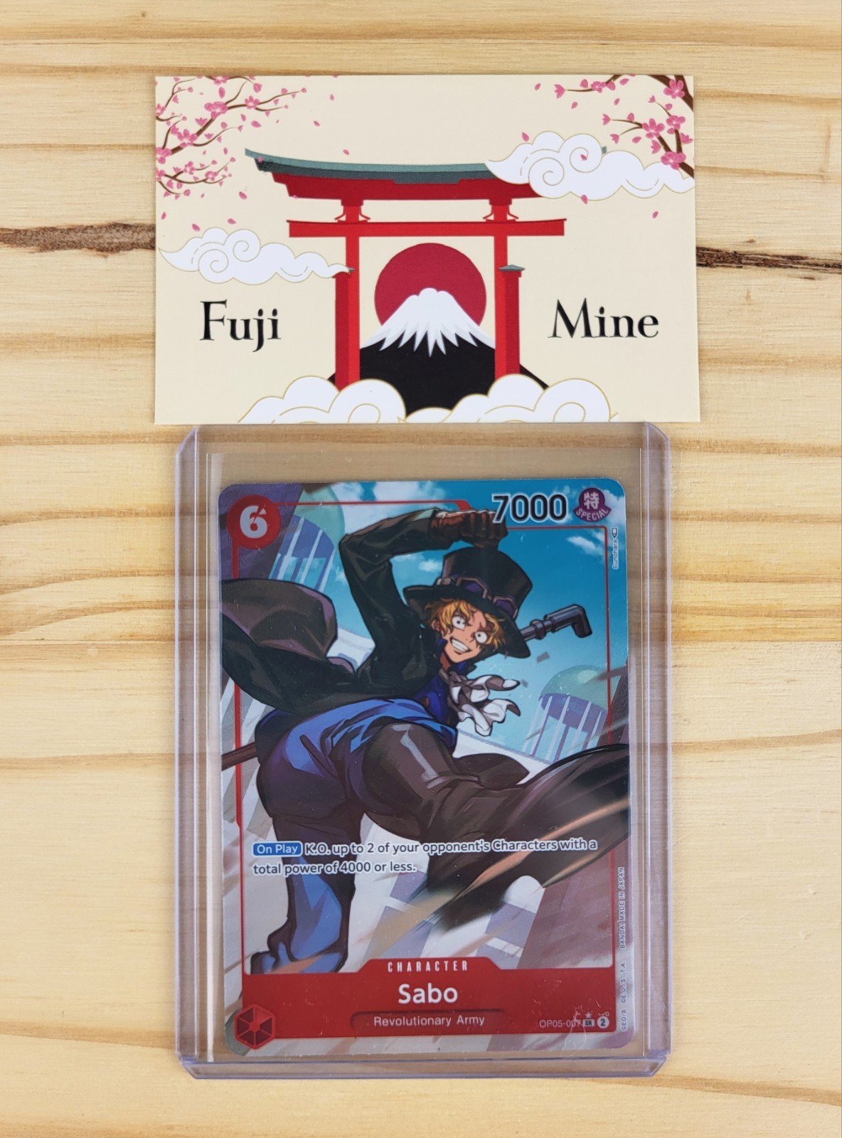 AA Alternate/Parallel - OP05-007 Sabo - One Piece Card Game - OP TCG