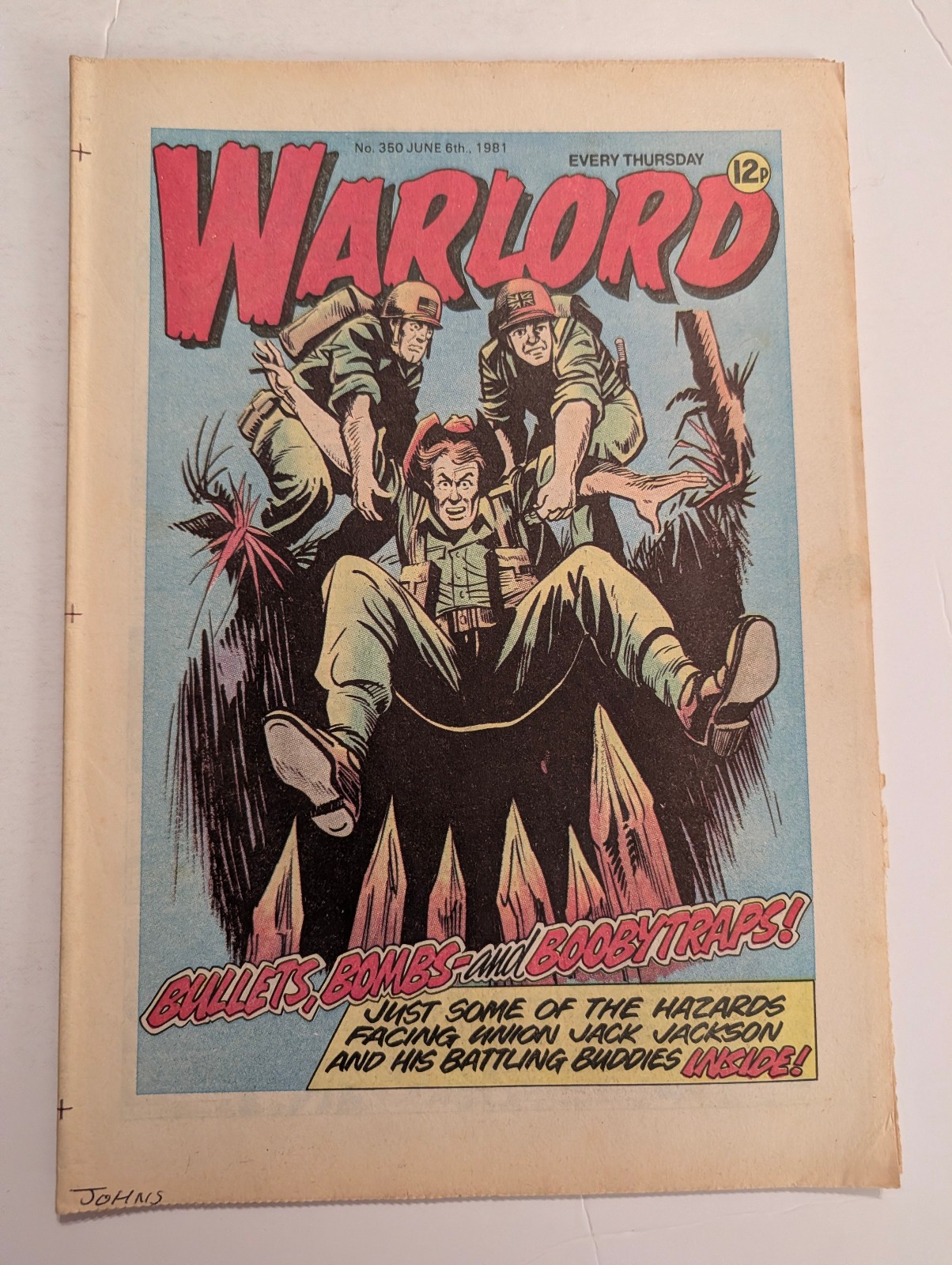 Warlord Comic No 350, June 6th 1981.