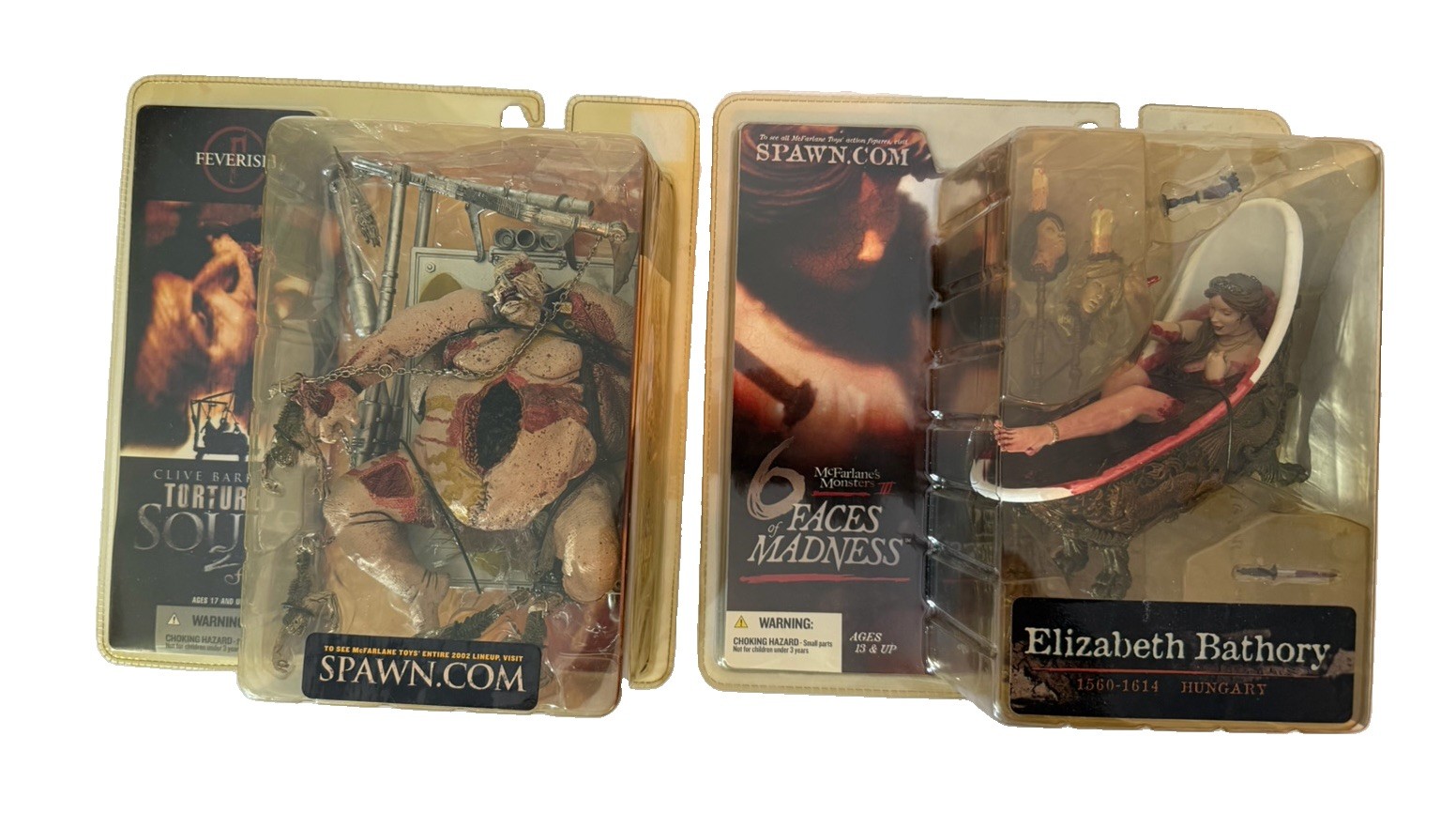 McFarlane Toys Elizabeth Bathory + personaggi febbrili sigillati! Spawn Toys ��