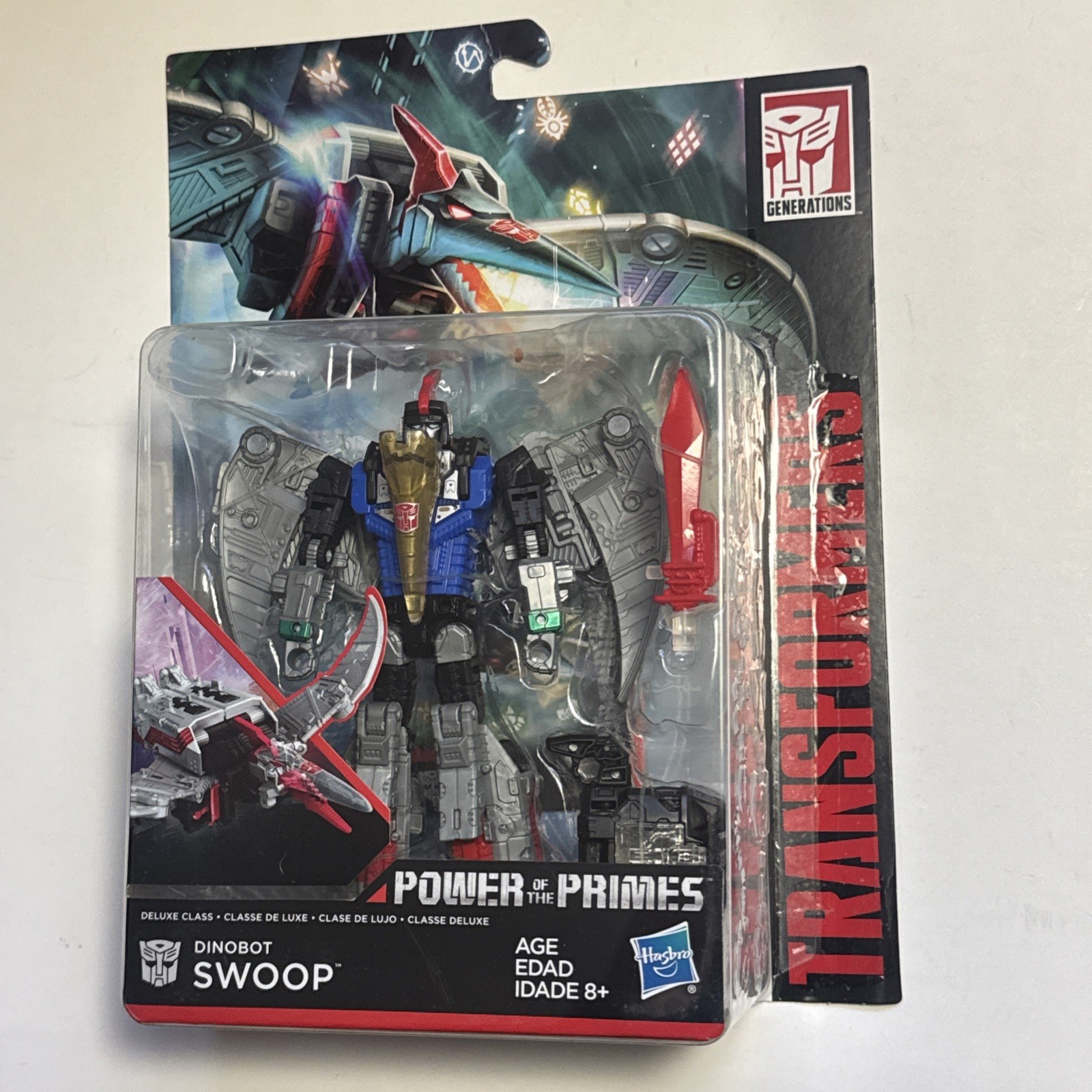 Transformers Generations Power of the Primes Deluxe Dinobot Swoop Brand New