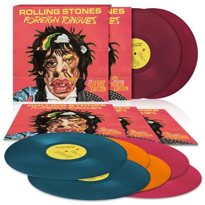 Rolling Stones -Foreign Tongues  Germany Exclusive City Pop Up 8 COLORED LP BOX