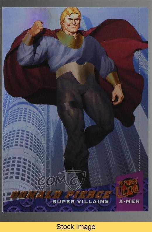 2018 Fleer Ultra Marvel X-Men Villains Rainbow Foil Donald Pierce #134 READ 0wz4