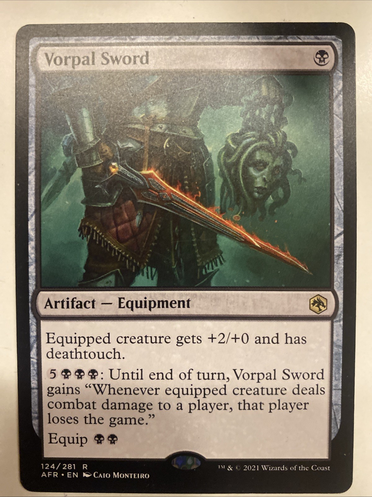 VORPAL SWORD 124 Adventures In Forgotten Realms MTG Magic NM