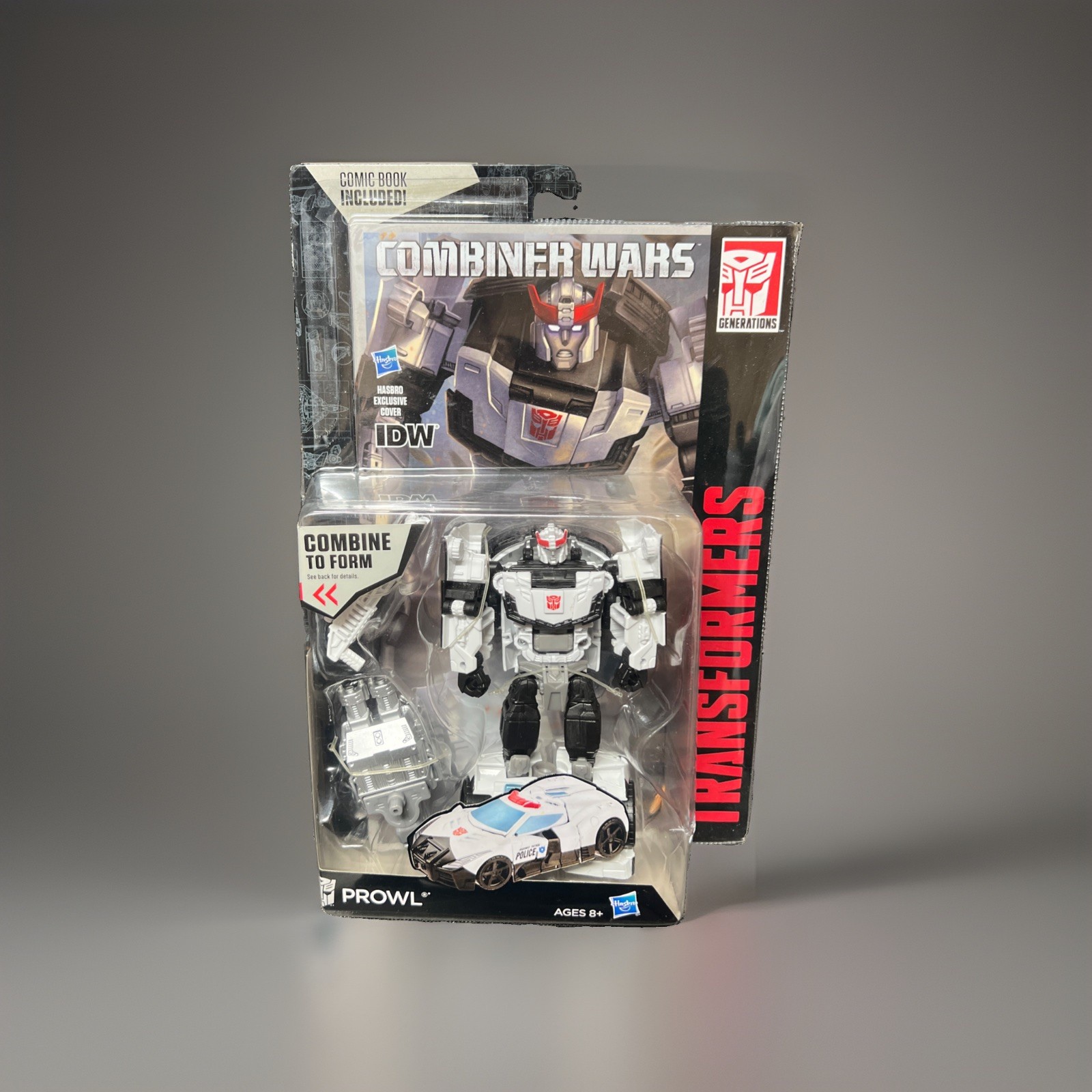 Transformers Combiner Wars Prowl su carta per lo più sigillata include fumetto IDW 