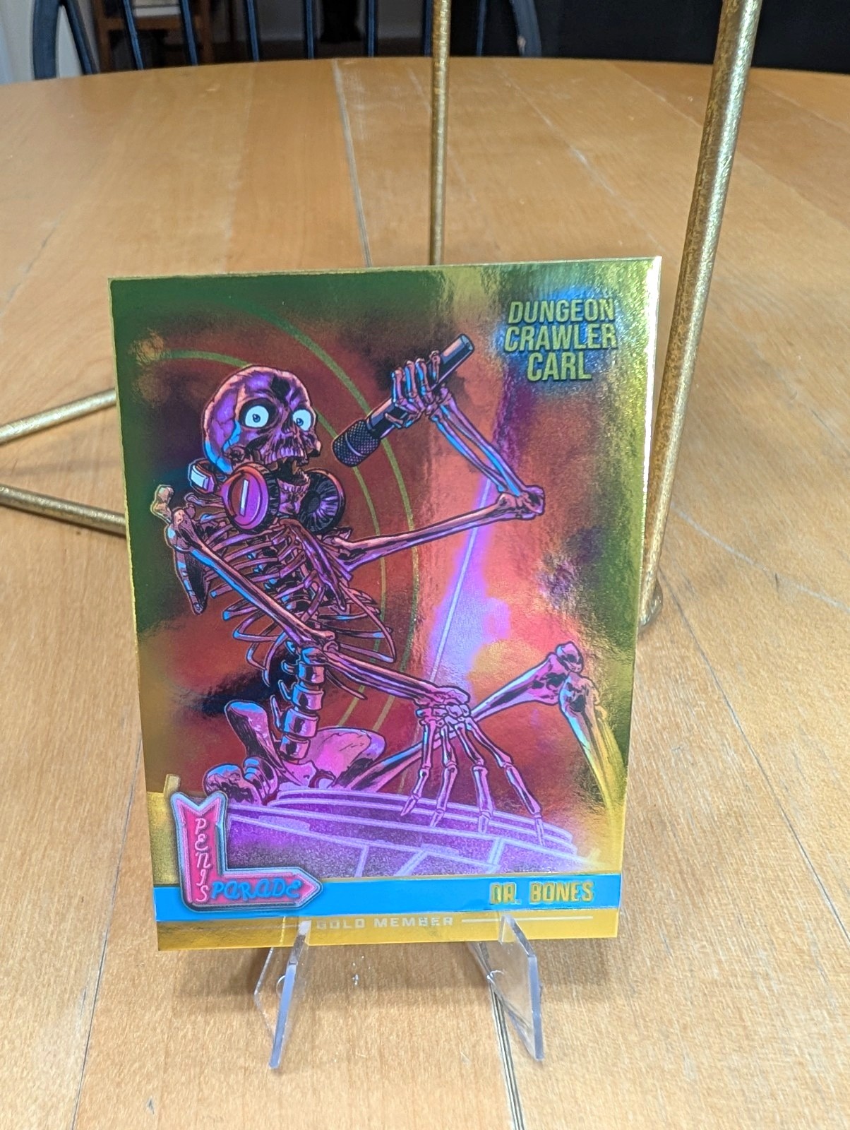 Dungeon Crawler Carl Borant Trading Cards DR. BONES #87 Gold Member Penis Parade