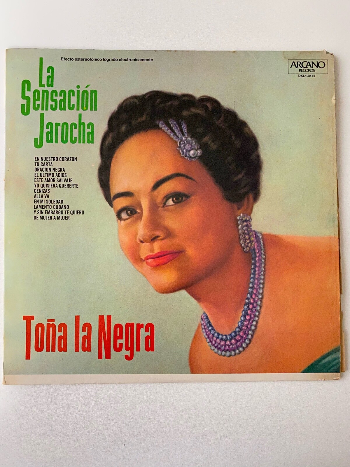 La Sensación Jarocha Vol III Tona La Negra LP Arcano Records DKL1-3172 VG+