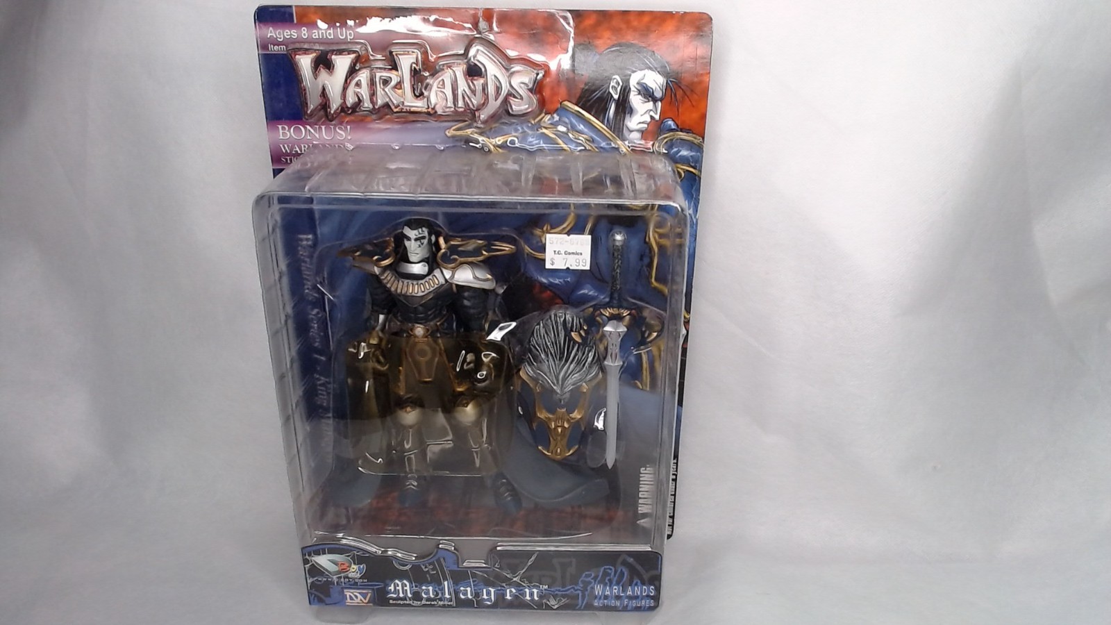 Warlands Malagen King of Vampires Action Figure Series One 95003 D-Boy Inc.