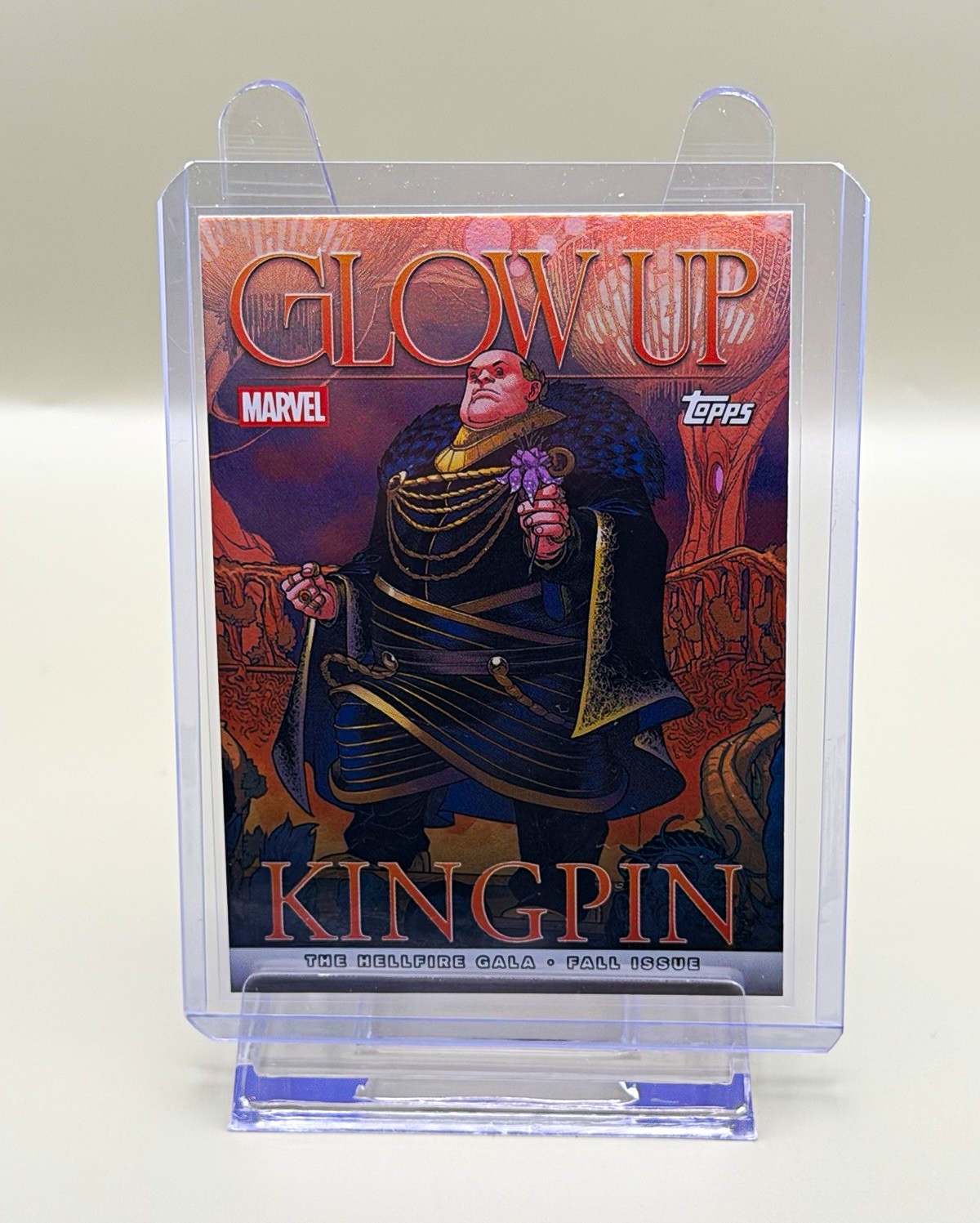Kingpin 2026 Topps Marvel Neon Glow Up Insert Trading Card GU-9