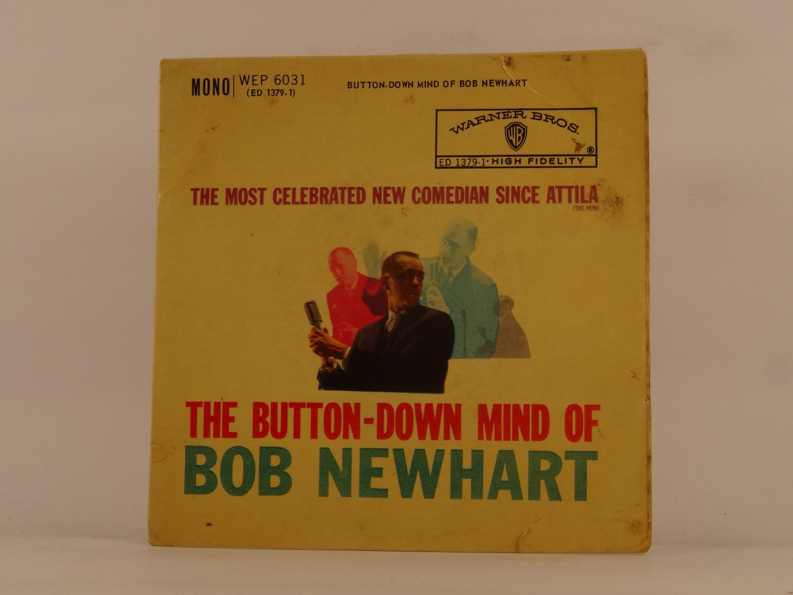 BOB NEWHART THE BUTTON DOWN MIND OF (116) 2 Track 7" Single including Picture Sl