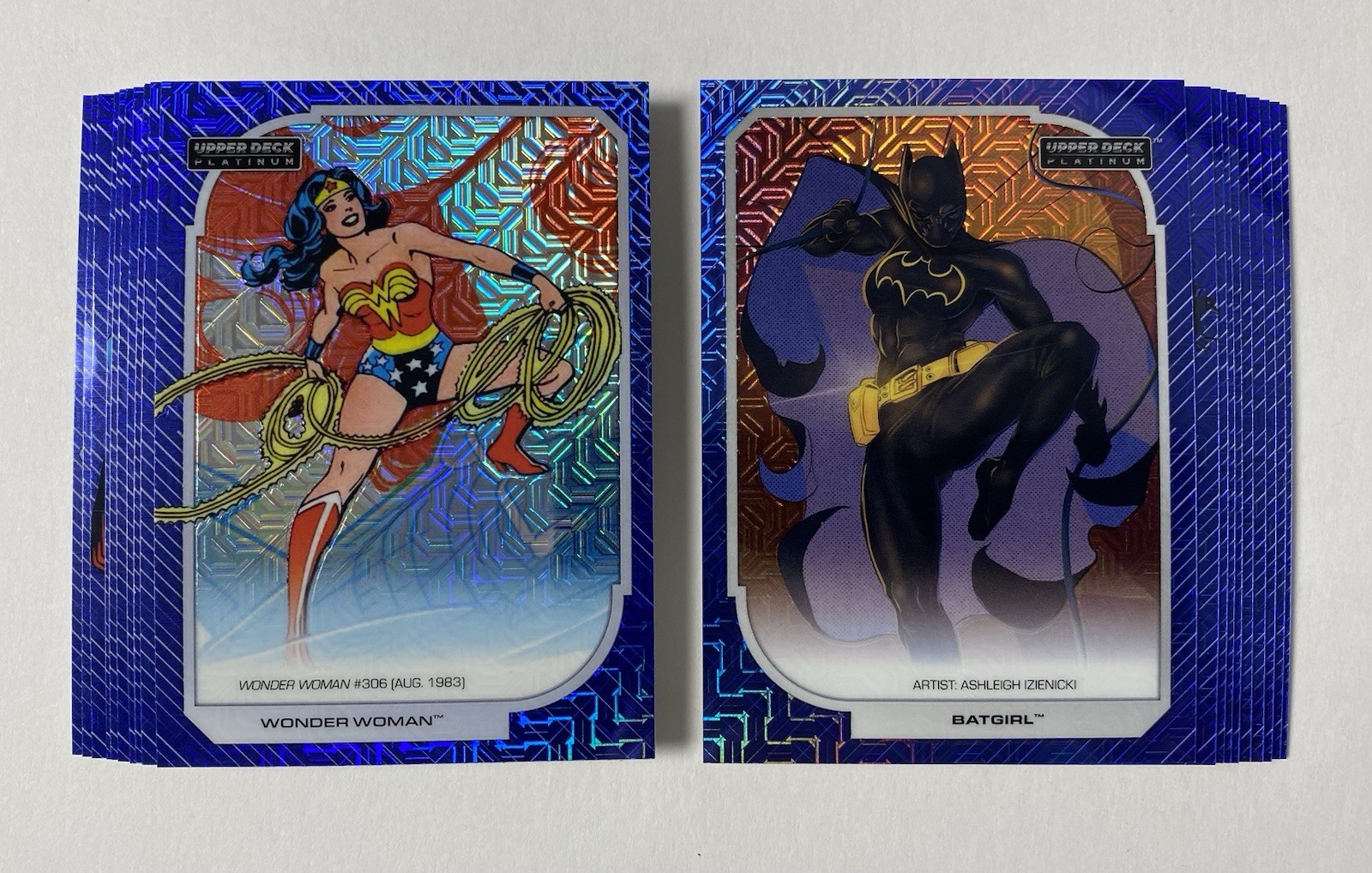 2026 Upper Deck DC Platinum Blue Traxx Parallel Base Singles /499 (You Pick)