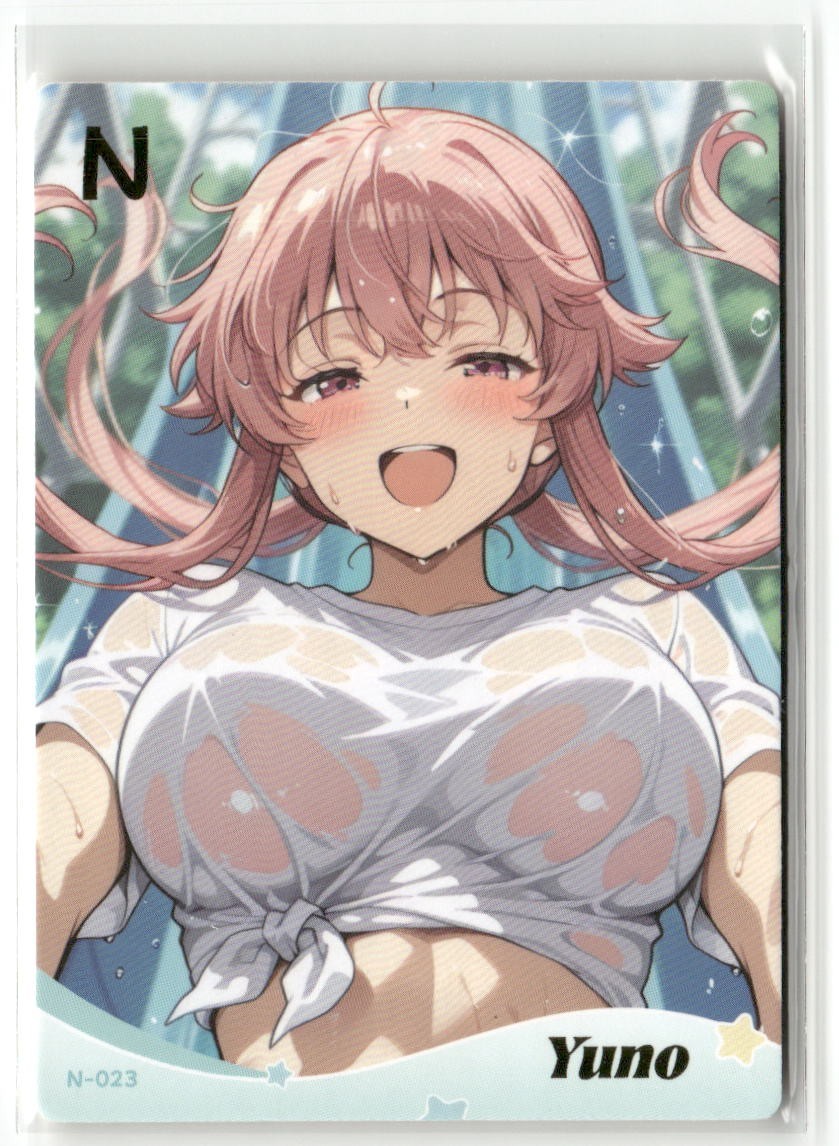 YUNO N N-023 Genki Parade Goddess Story Anime Collectible Card