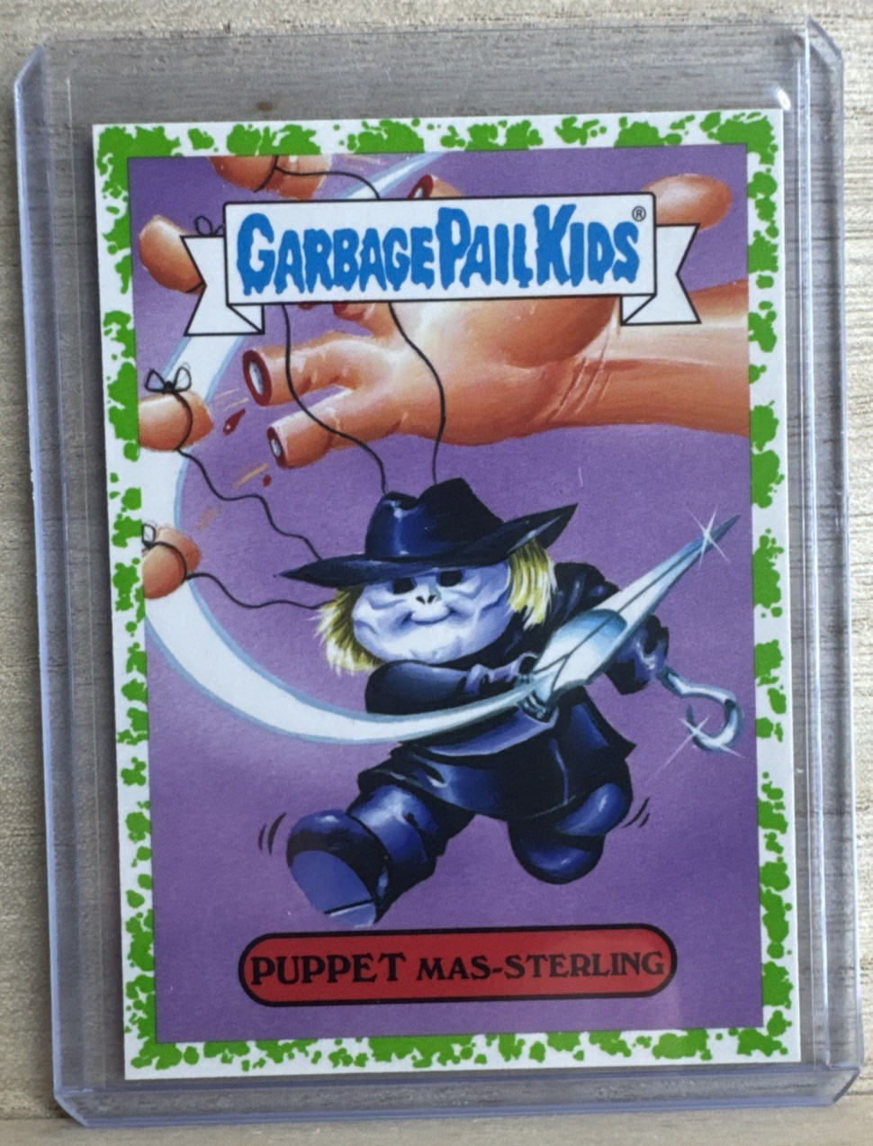 Topps Garbage Pail Kids 2018 - Puppet Mas Sterling - verde