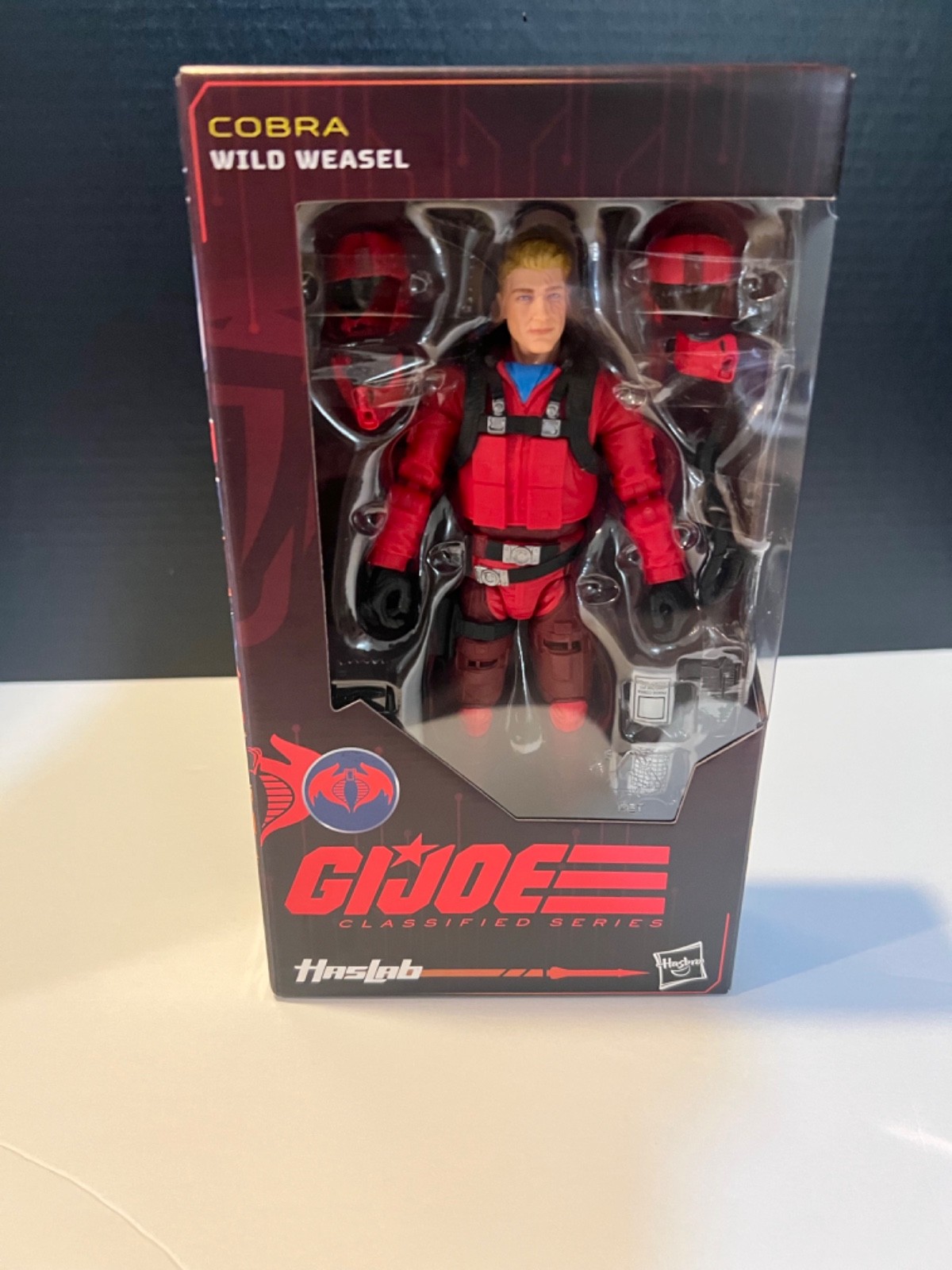 GI Joe Classified Cobra Rattler Wild Weasel action figure 6" Haslab nuovo con scatola