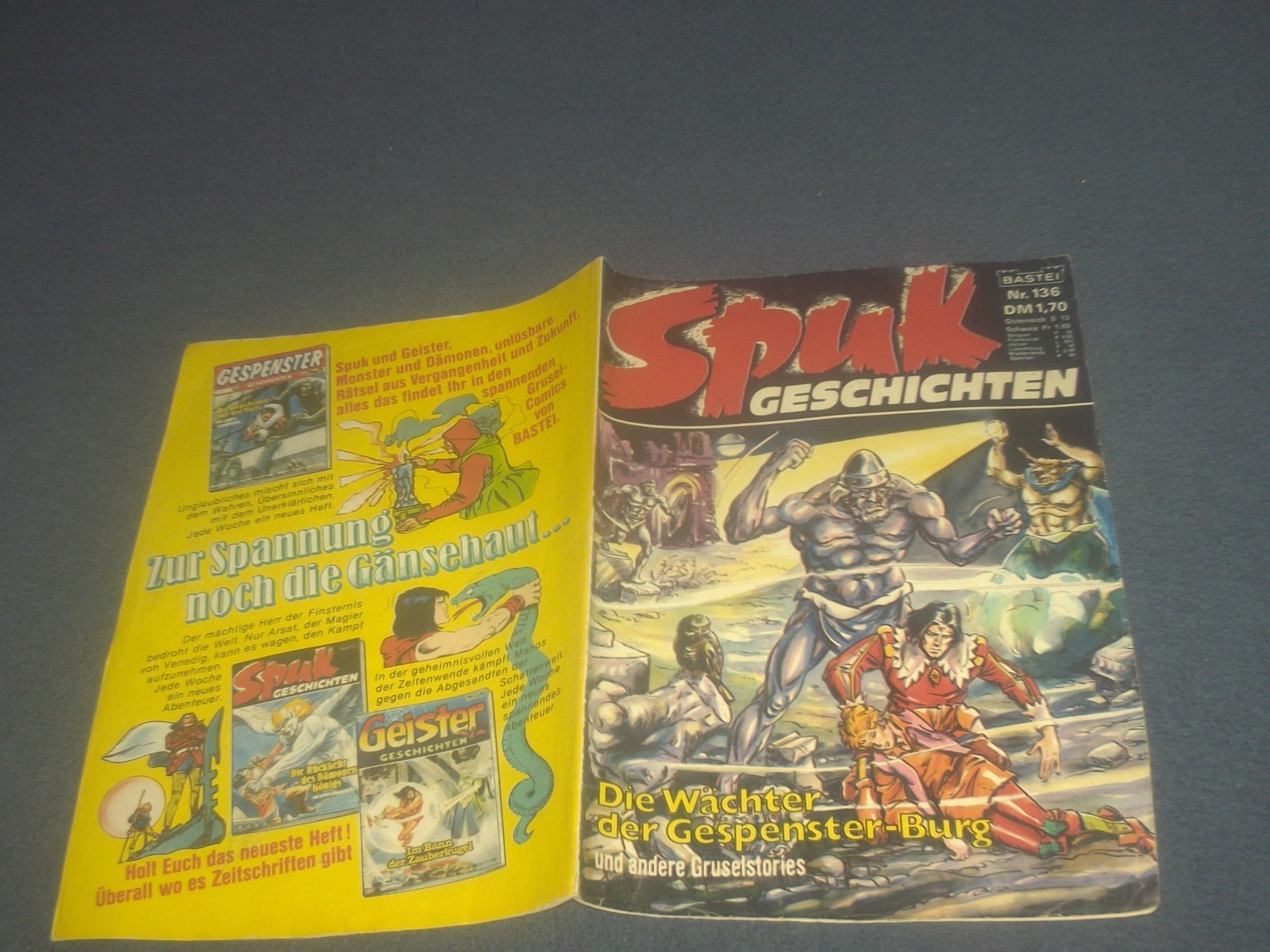STORIE DI SPUK FUMETTO QUADERNO VOLUME N.136