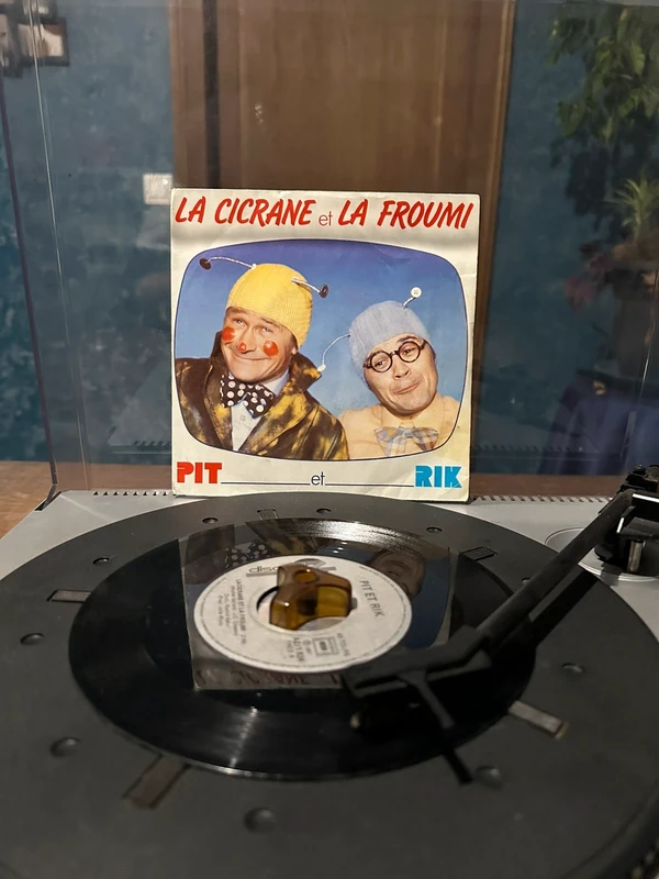45T Pit et Rik - La Cicrane et la Froumi