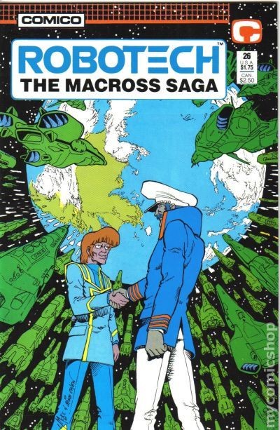Robotech La Saga Macross #26 VF- 7.5 1988 Immagine Stock