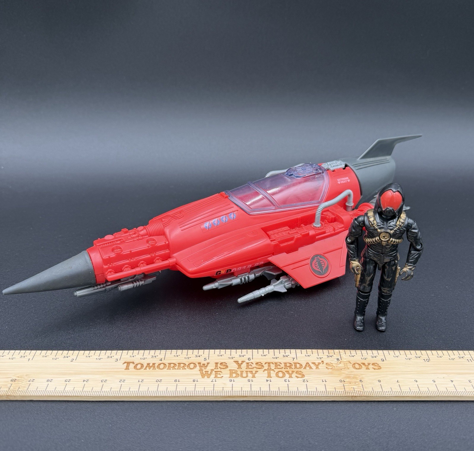 Stiletto vintage GI Joe Cobra Steller completo di Star Viper 1988 Hasbro