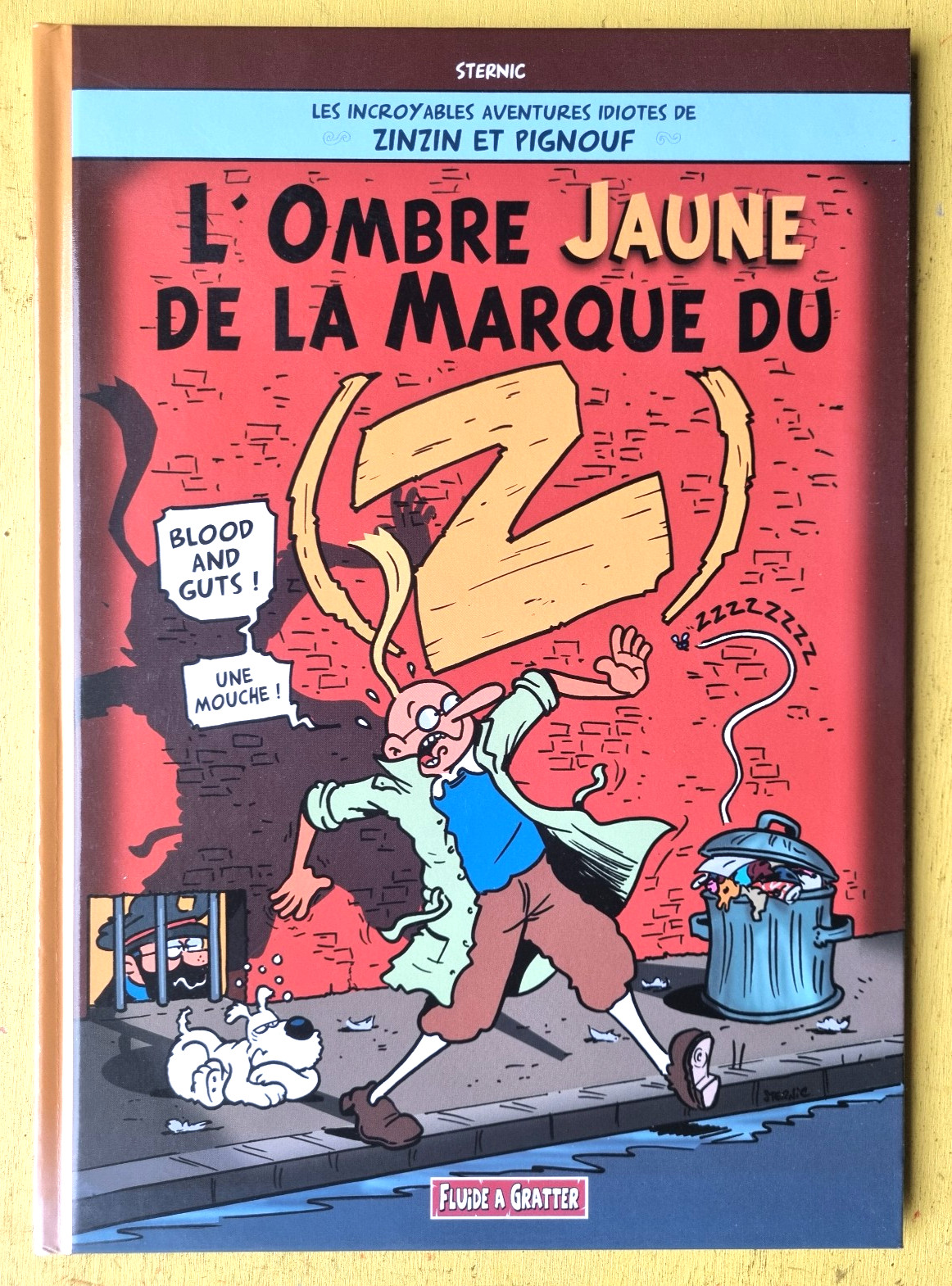 ZINZIN ET PIGNOUF ombre jaune de la marque DEDICACE tintin EO 2013 NEUF F2GH25
