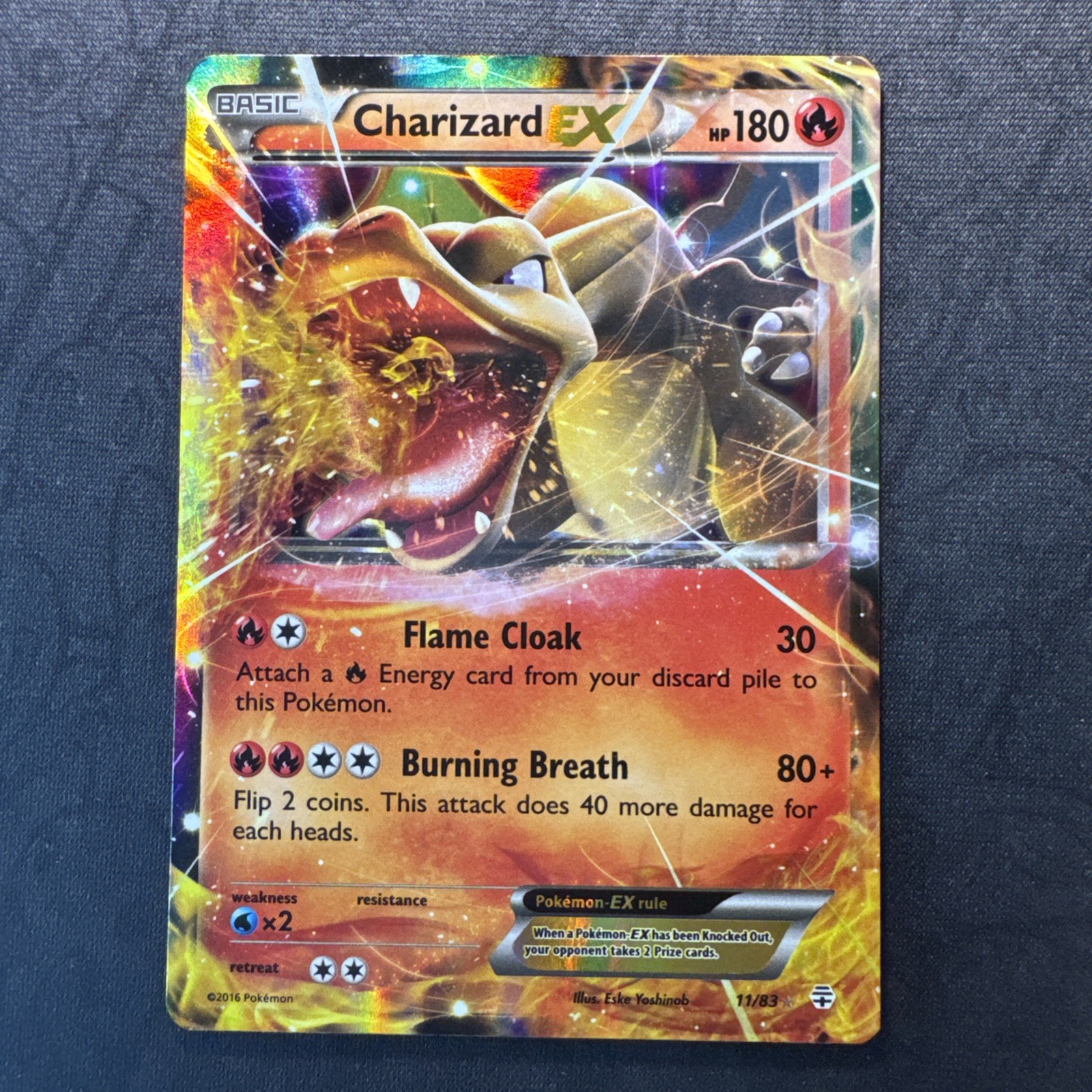 Charizard EX 11/83 Generazioni Holo XY Pokemon