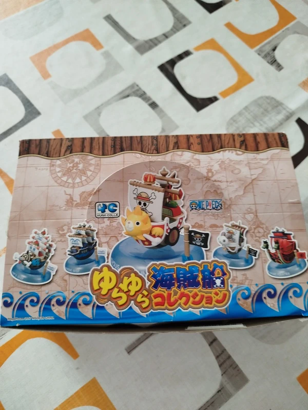 One Piece, colección de 5 pequeños barcos