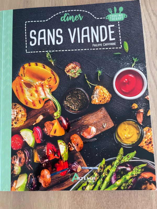 Livre de cuisine  dîner sans viande