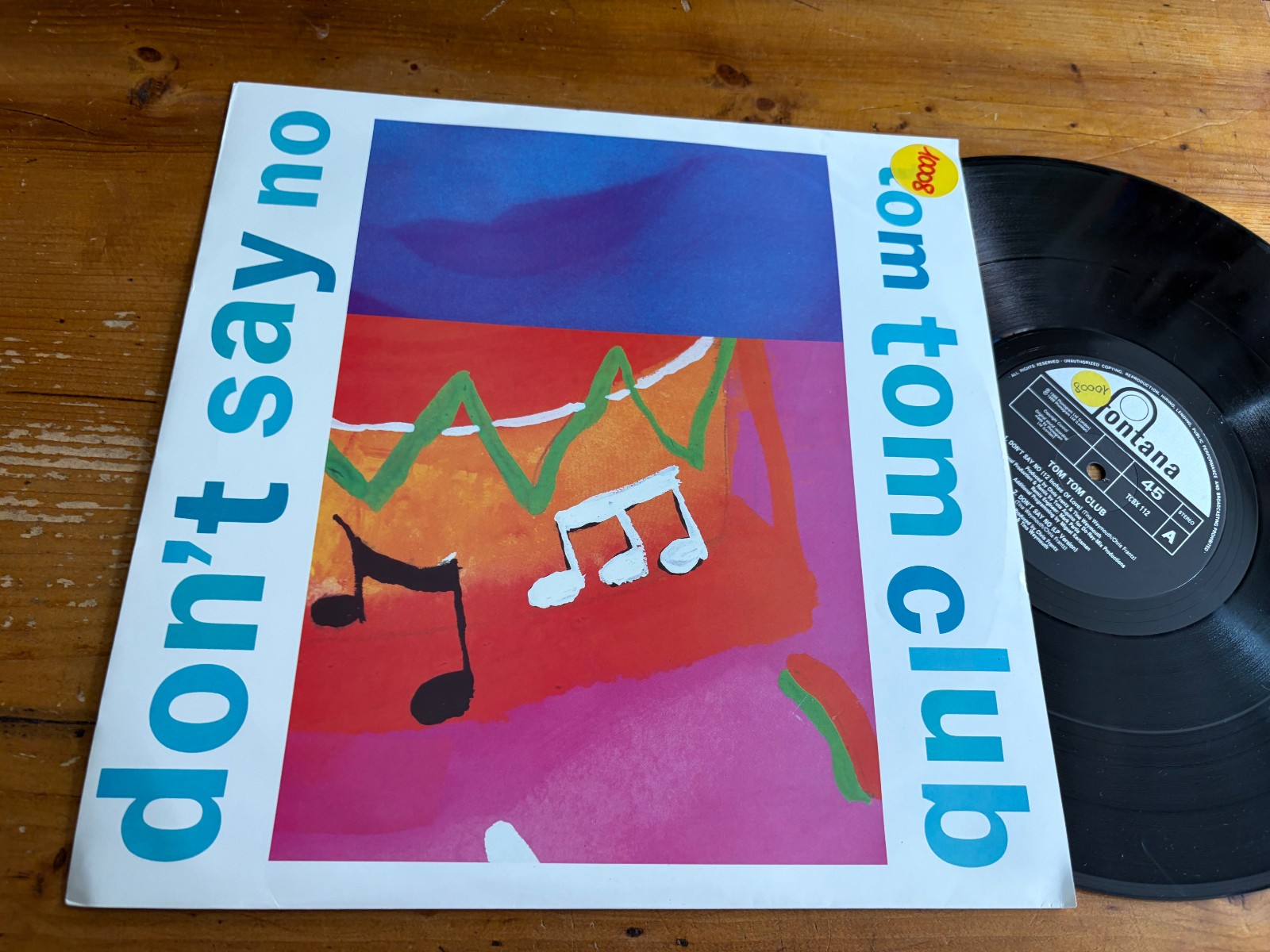 12"  UK 1988 Tom Tom Club – Don't Say No