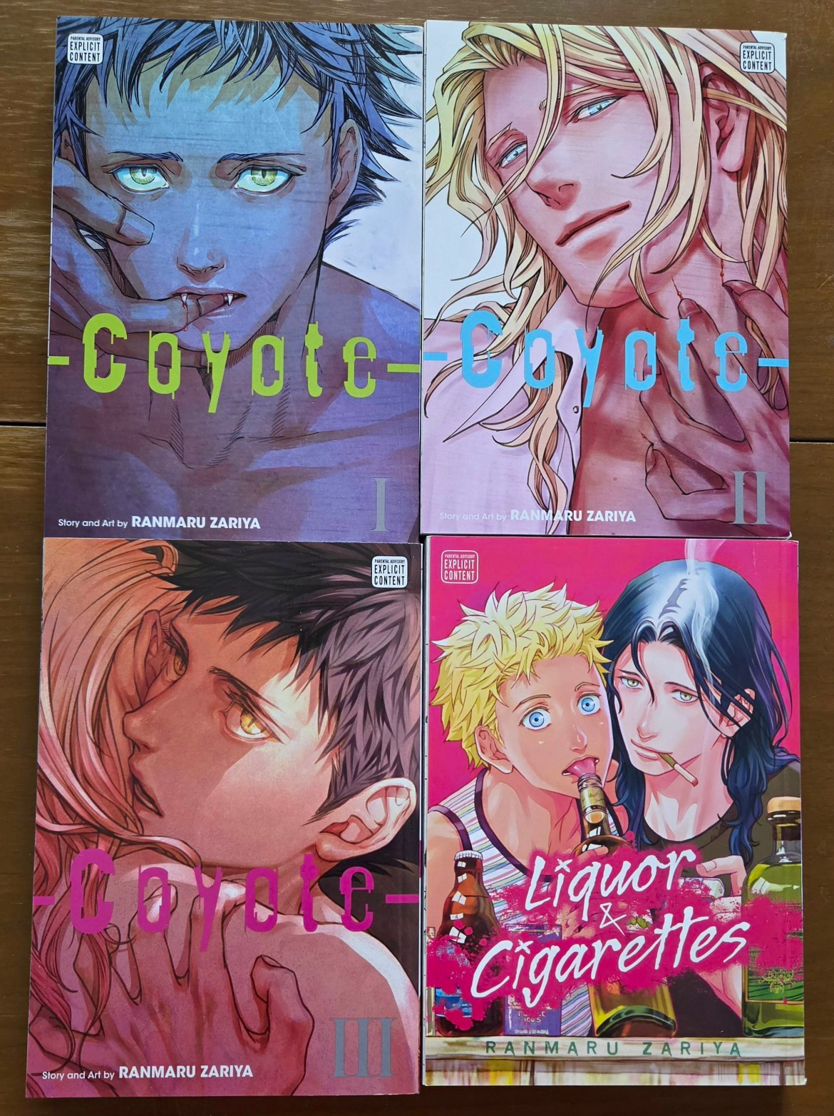 Coyote Vol 1-3, Liquore e Sigarette di Ranmaru Zariya