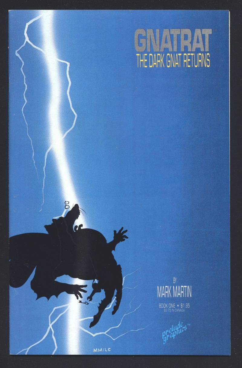 Gnatrat: The Dark Gnat Returns #1 VF 1986 Preludio Mark Martin Batman Parodia