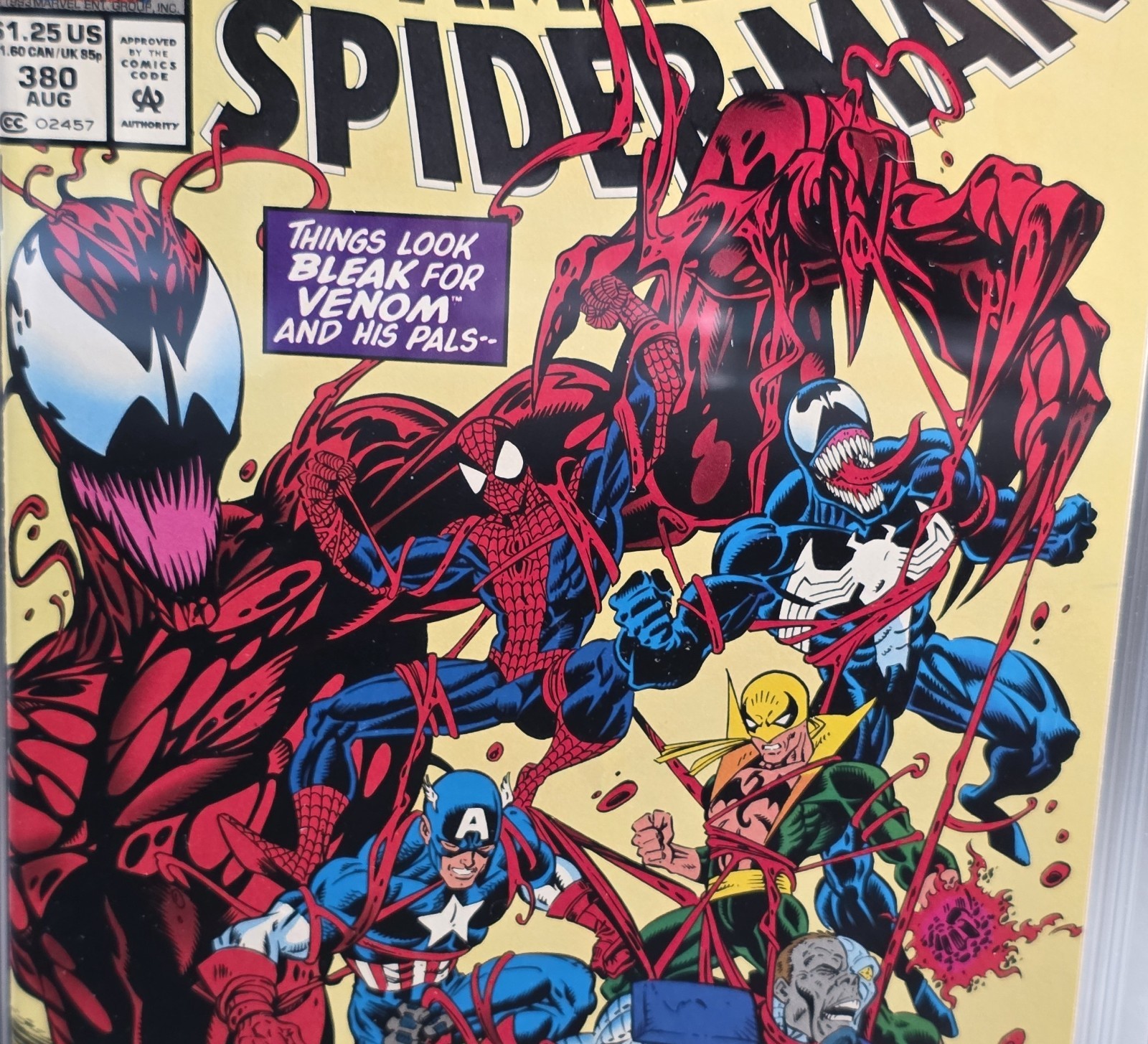 🕷️ AMAZING SPIDER-MAN #380 CGC 9.6 🕸️ EDICOLA - MASSIMA CARNEFICINA! 🕷️