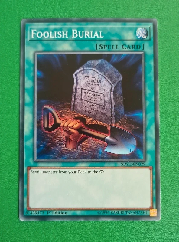 Foolish Burial SDSH-EN029 Yu-Gi-Oh! Common Near Mint