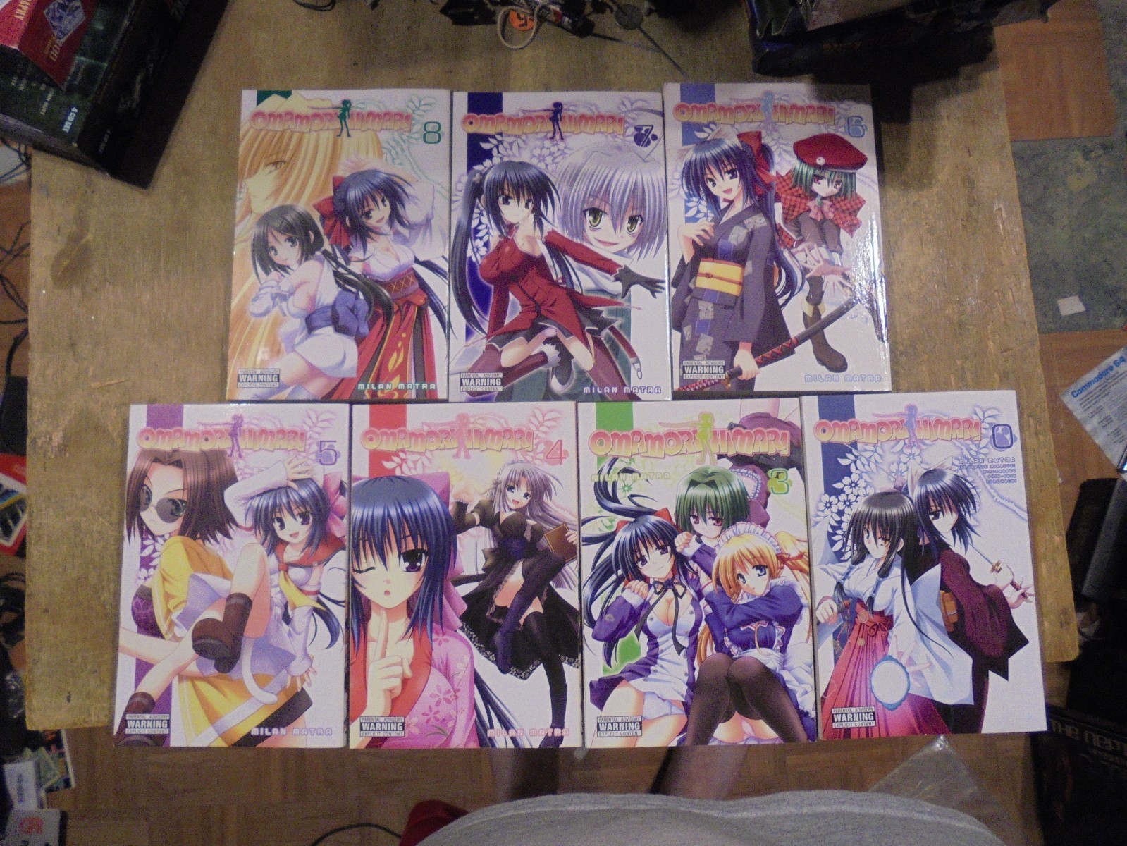 7 Omamori Himari Vol. Lotto 0 3-8 manga copertina morbida di Milan Matra Yen Press Fantasy