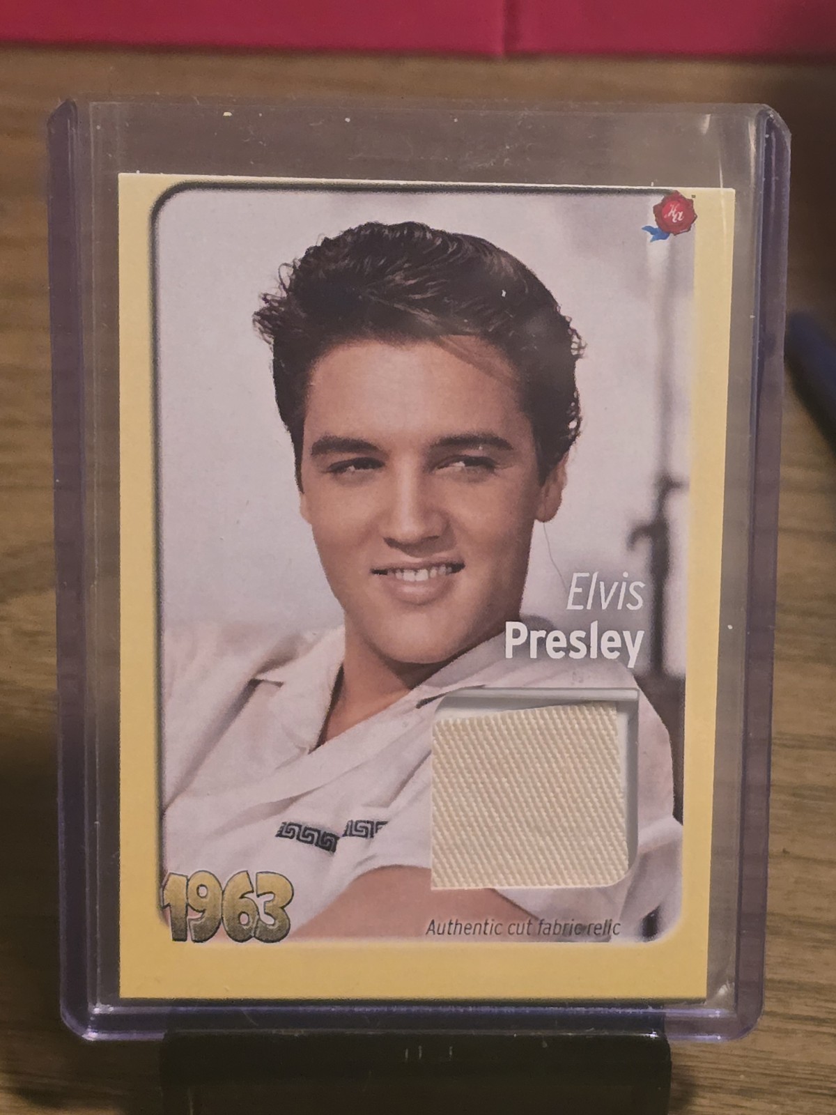 2026 Autografo Storico 1963 Elvis Presley Taglio Tessuto Reliquia /75