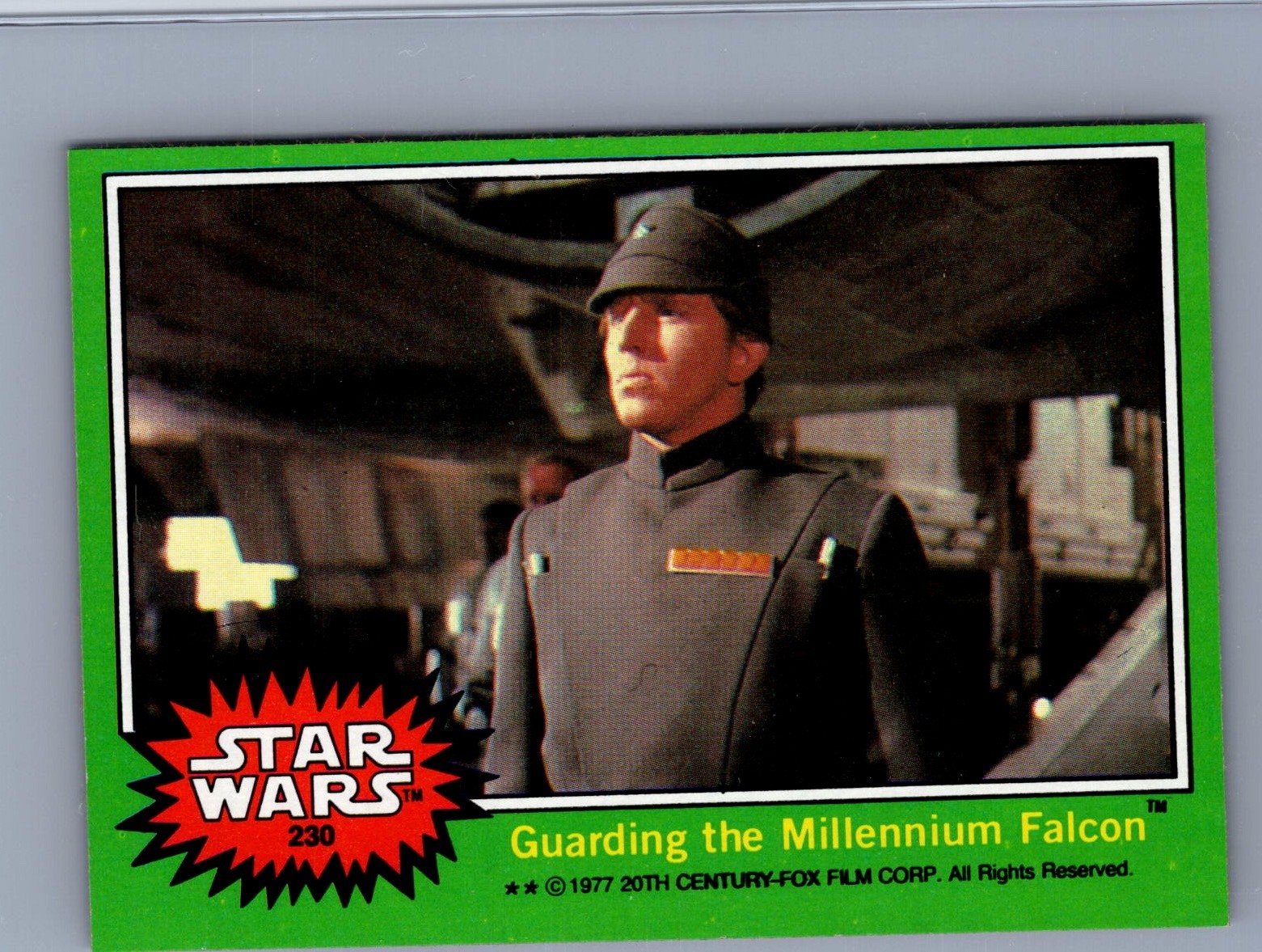 Guarding the Millennium Falcon - 1977 Topps Star Wars #230 HIGH GRADE NM-MT