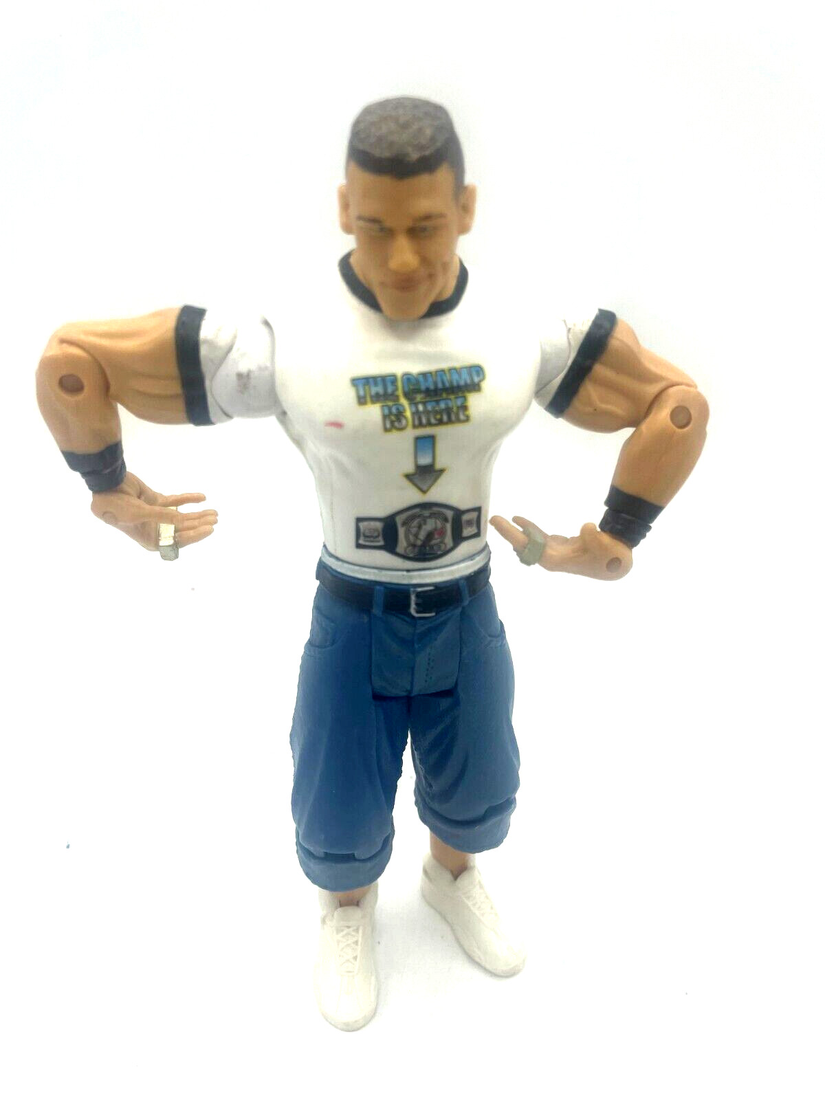 2003 John Cena Blue Shorts The Champ is here Modellino WWE WCW ECW Jakks
