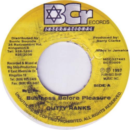 Cutty Ranks - Business Before Pleasure (7") (Very Good Plus (VG+)) - 2858861818