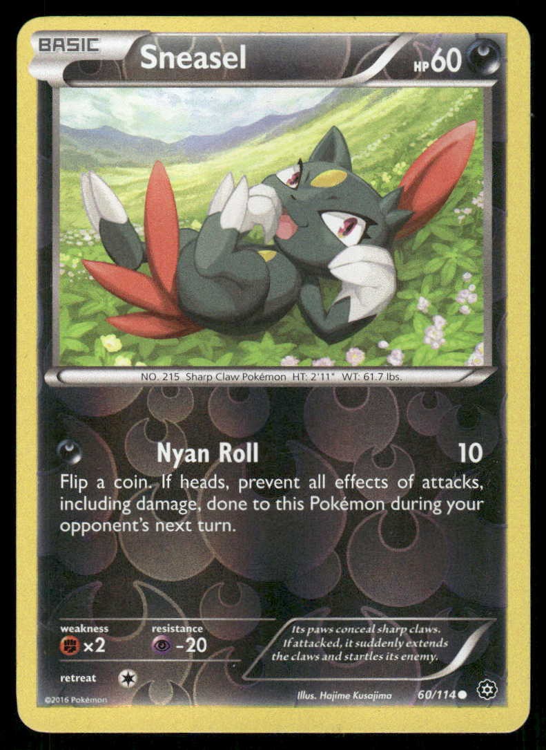 POKEMON SNEASEL STEAM SIEGE 60/114 REVERSE HOLO C LP