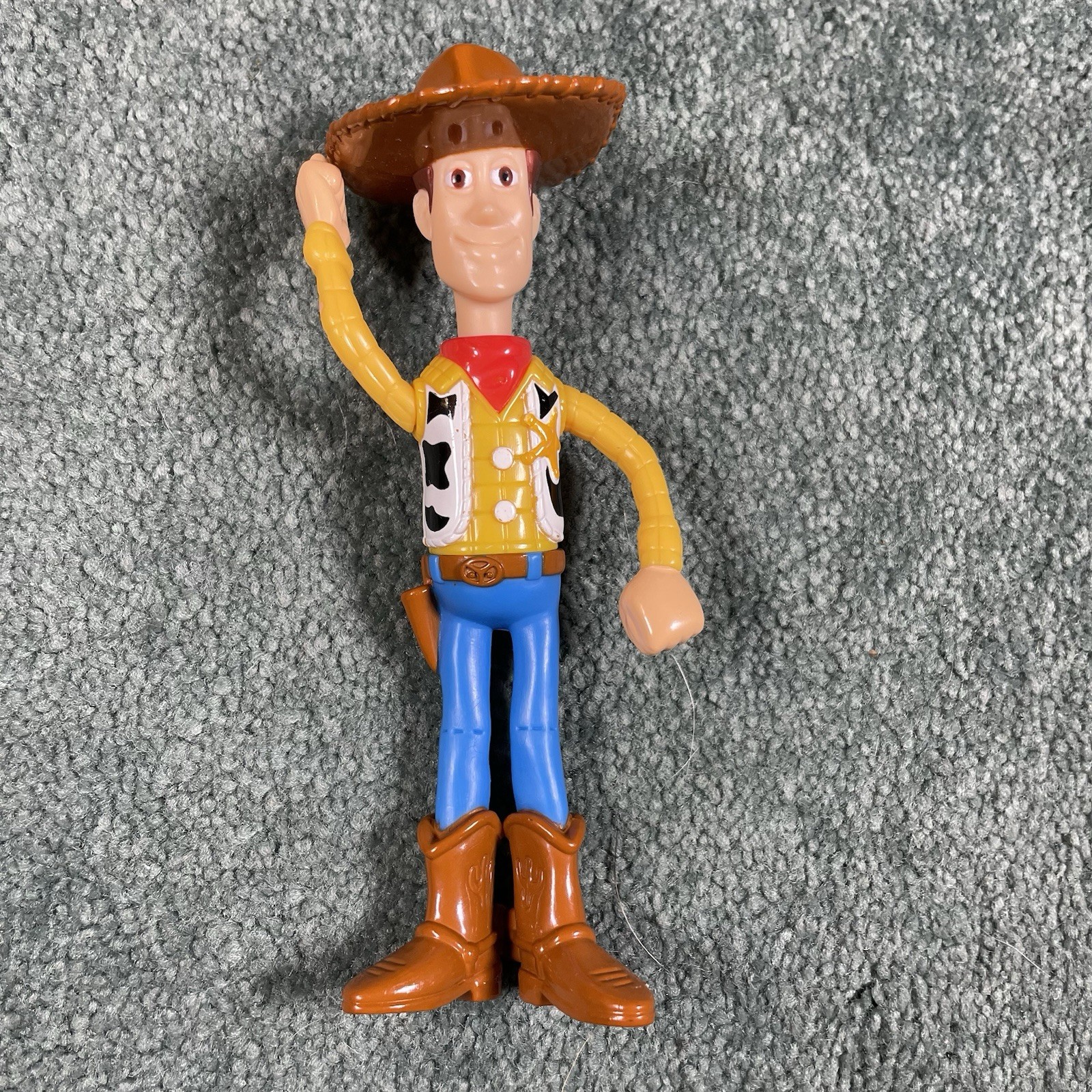 Disney Pixar Toy Story Sheriff Woody Hat Tipping Action Figure Happy Meal Toy 95