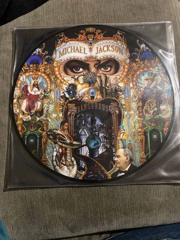 Double Vinyle Michael Jackson dangerous picture disc