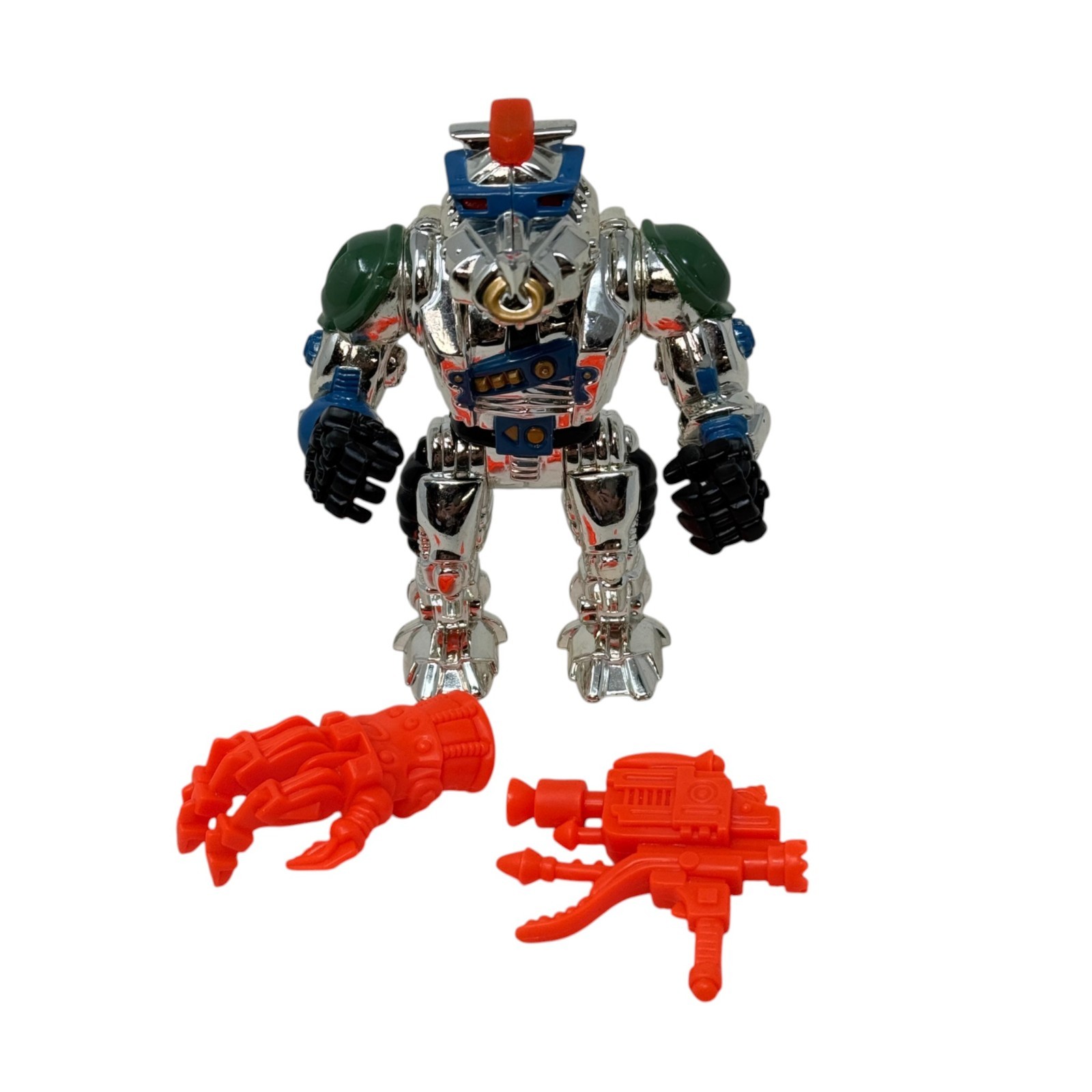 TMNT Ninja Turtles Robotic Chrome Bebop 1993 Playmates Incomplete