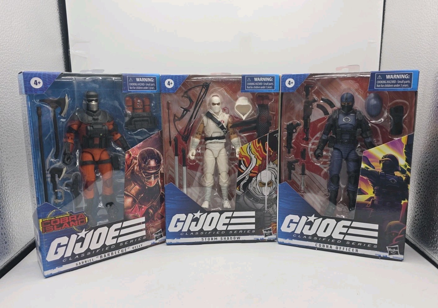 Modellino GI Joe serie classificata Storm Shadow Cobra ufficiale e barbecue 6"