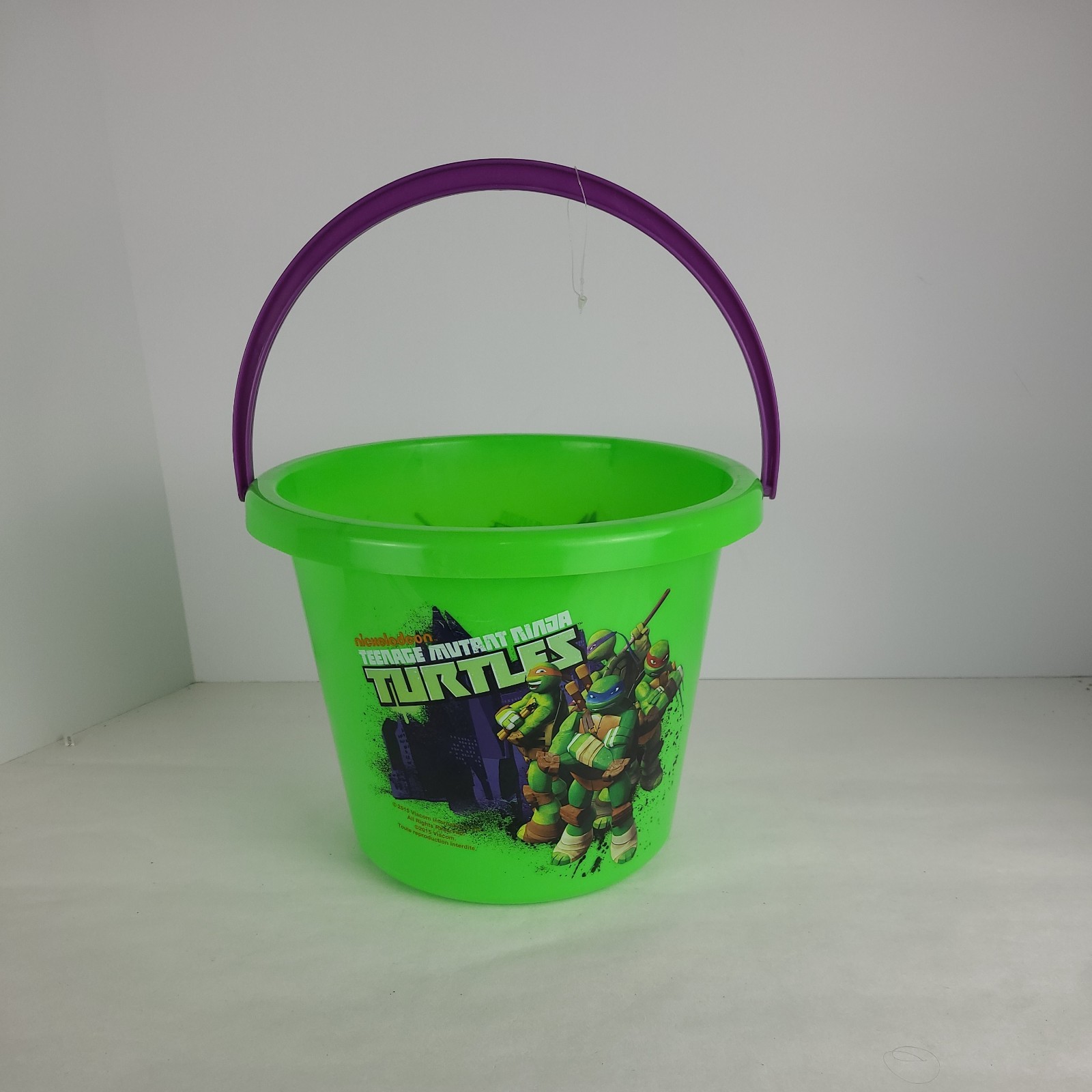 TMNT Teenage Mutant Ninja Turtles secchio secchio per caramelle giocattoli regali 7" alto 2015