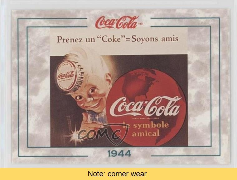 1994 Collect-A-Card The Coca-Cola Collection Series 2 1944 #180 READ 0w8
