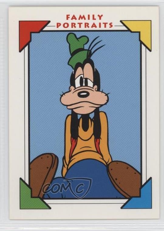 1991 Impel Disney Family Portraits Goofy's Bio #108 1u6