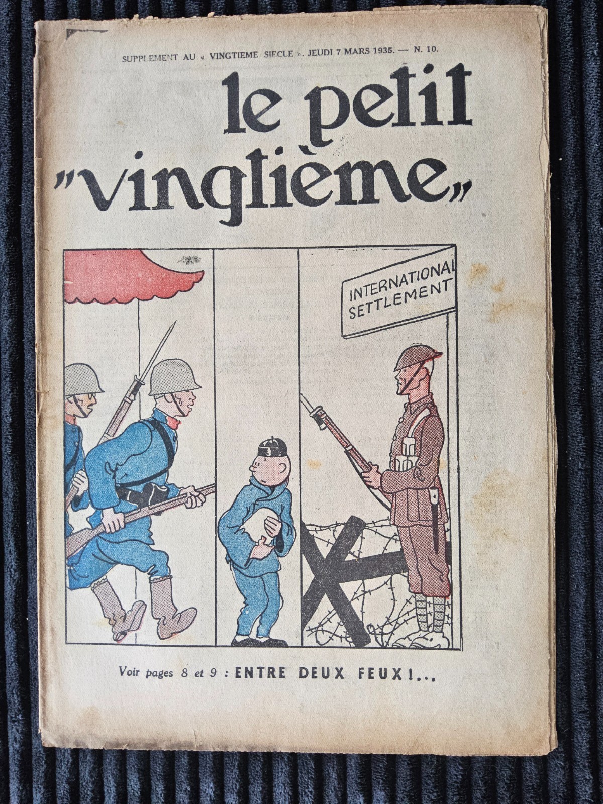 Tintin - Petit Vingtième - Numéro 10 de 1935