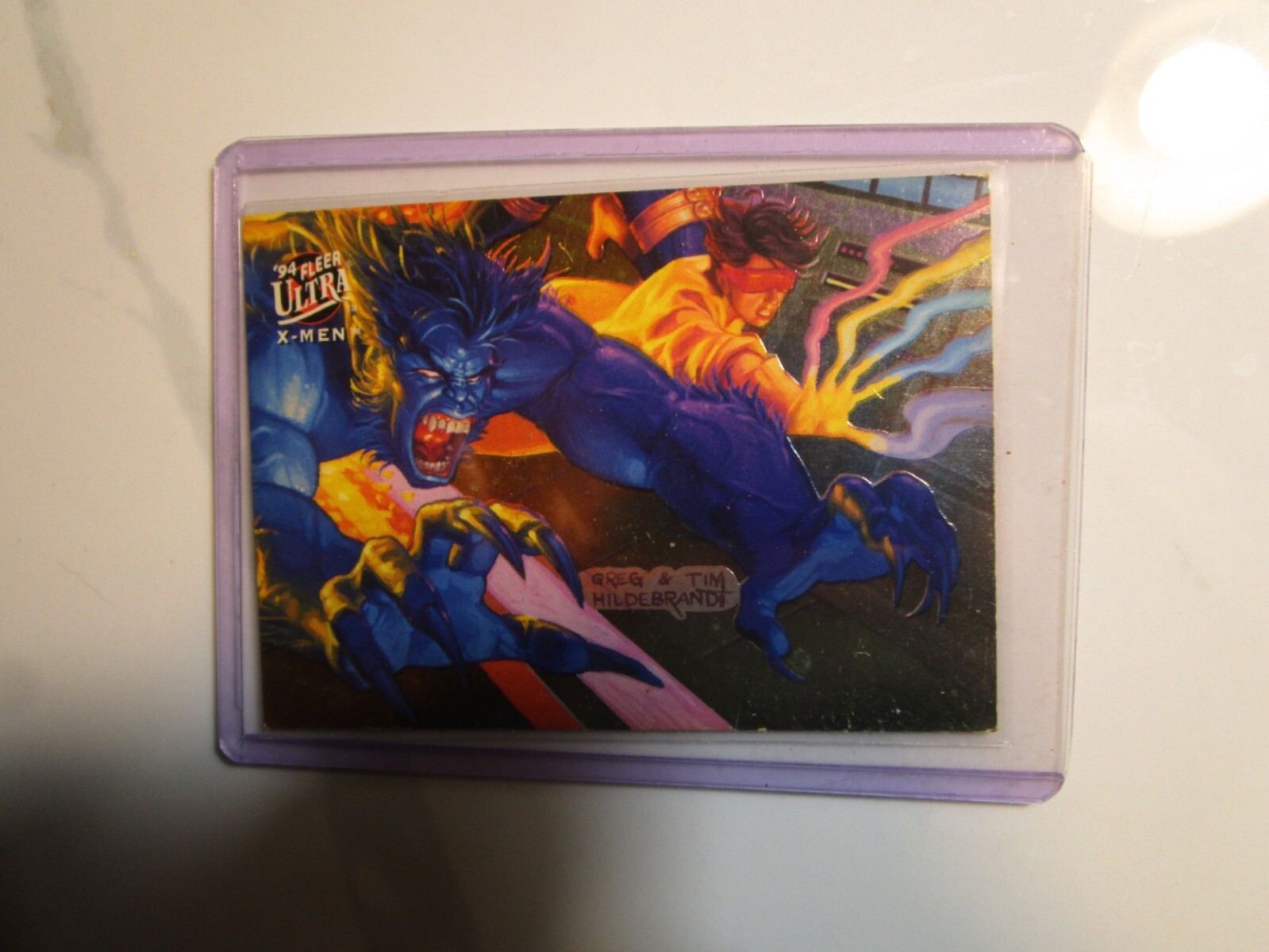 1994 Marvel 94 Fleer Ultra X-Men Beast Jubilee Insert Chase Card 3 of 9
